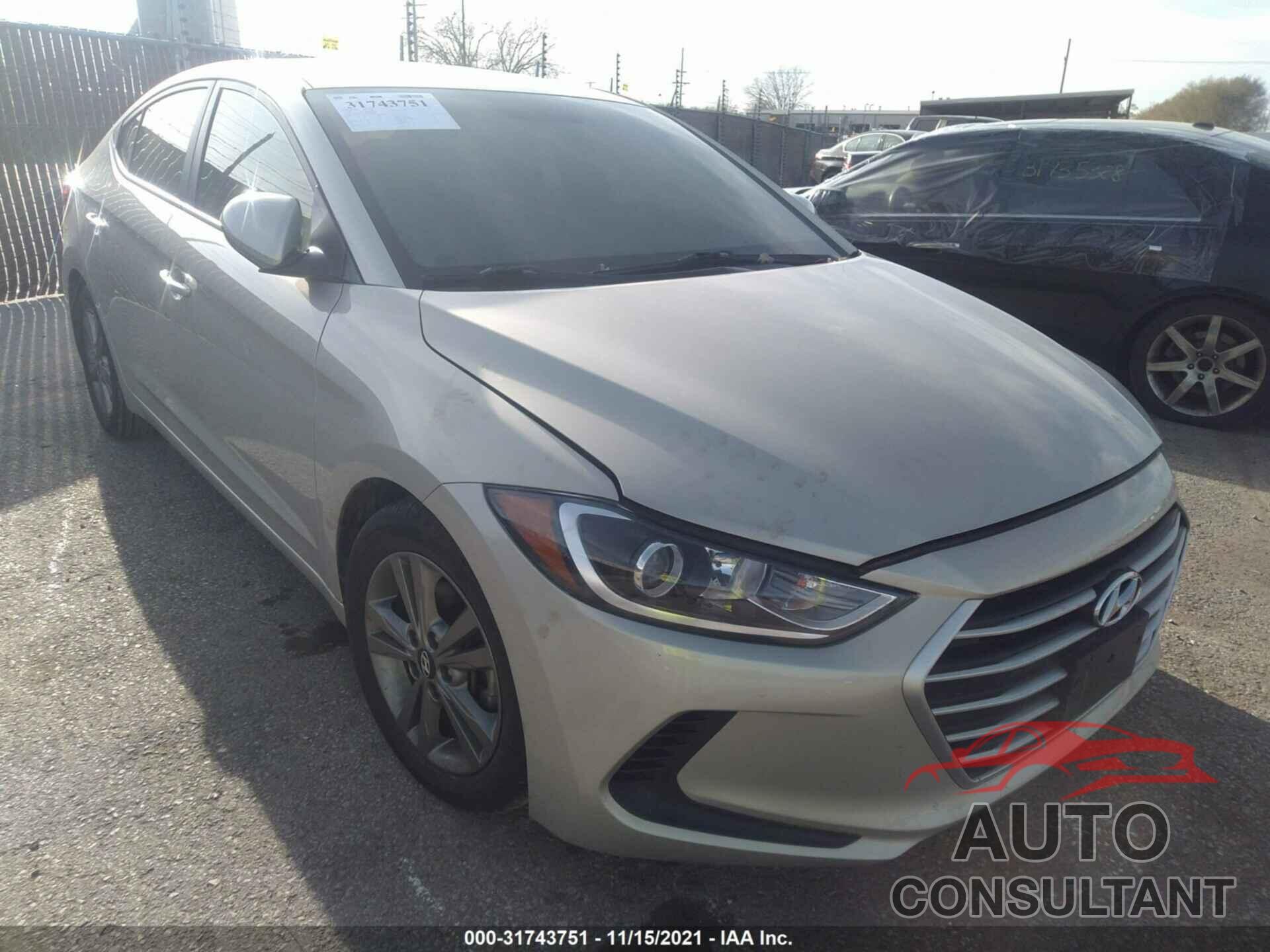 HYUNDAI ELANTRA 2017 - 5NPD84LF0HH075068