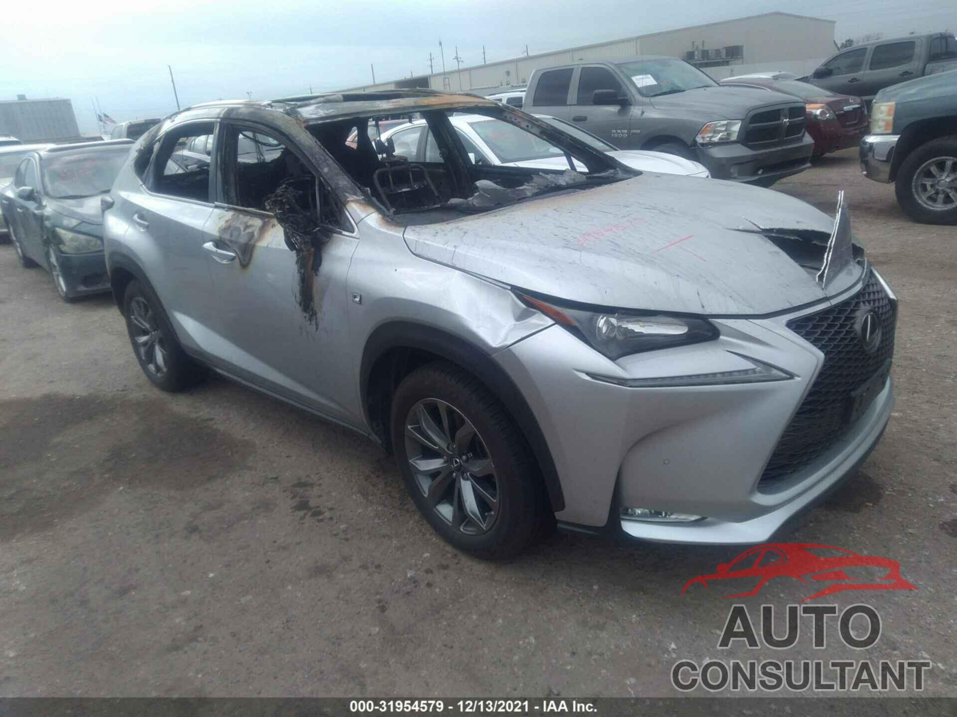 LEXUS NX 200T 2016 - JTJBARBZ7G2052629