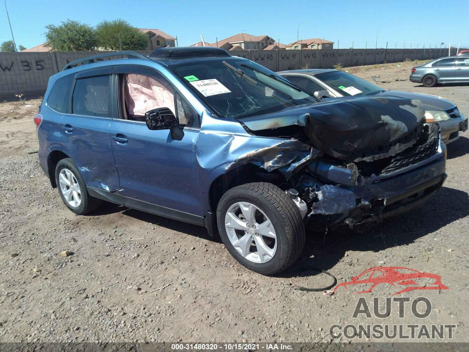 SUBARU FORESTER 2016 - JF2SJAHC9GH497329