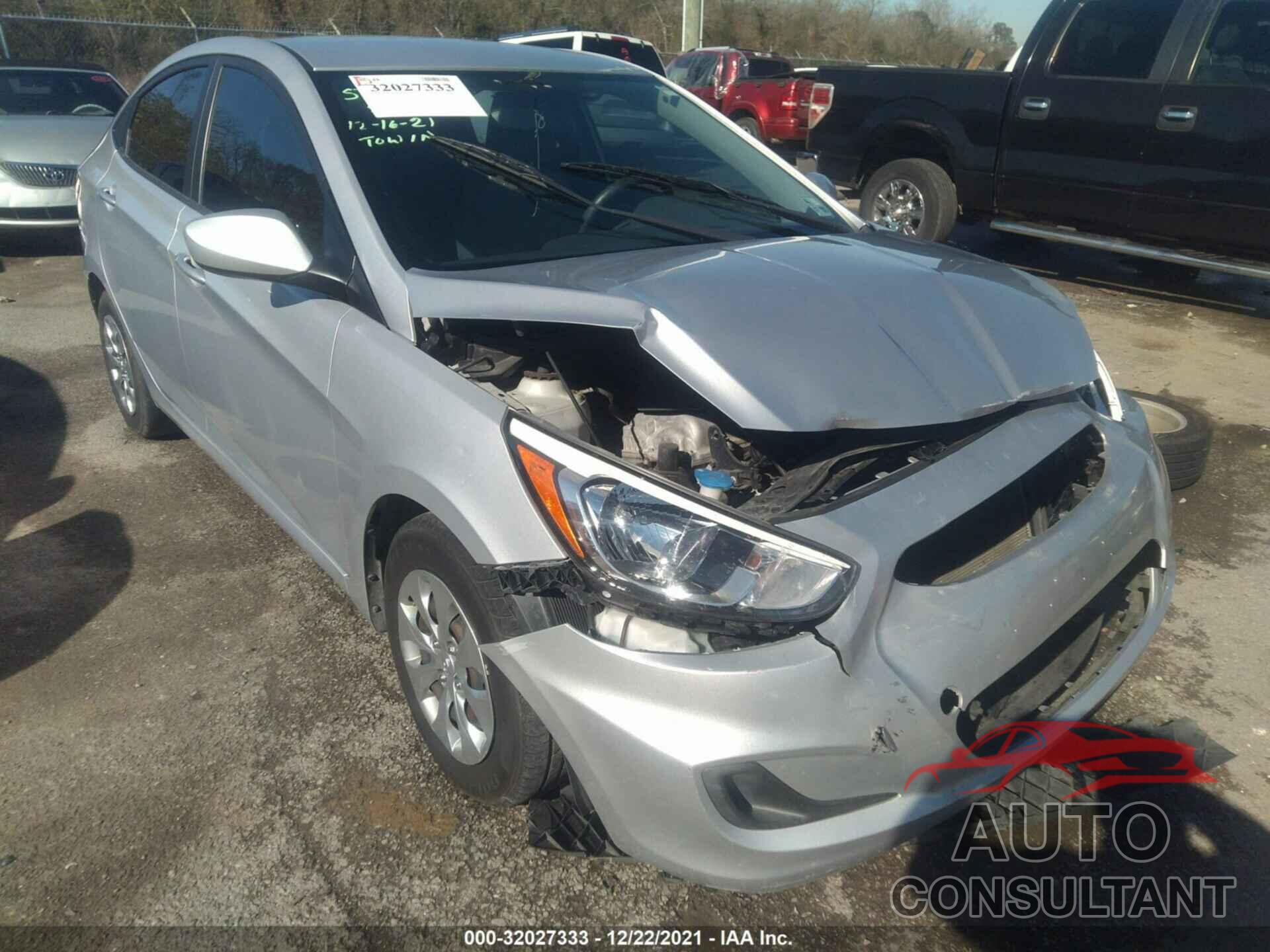 HYUNDAI ACCENT 2017 - KMHCT4AE7HU193611