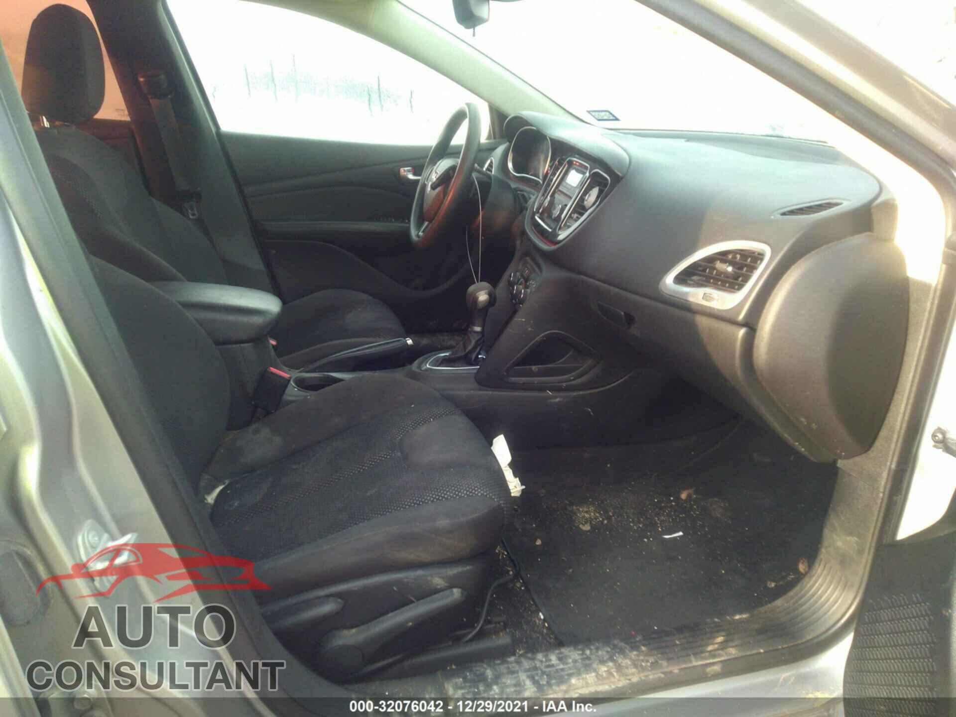 DODGE DART 2016 - 1C3CDFAA2GD592262