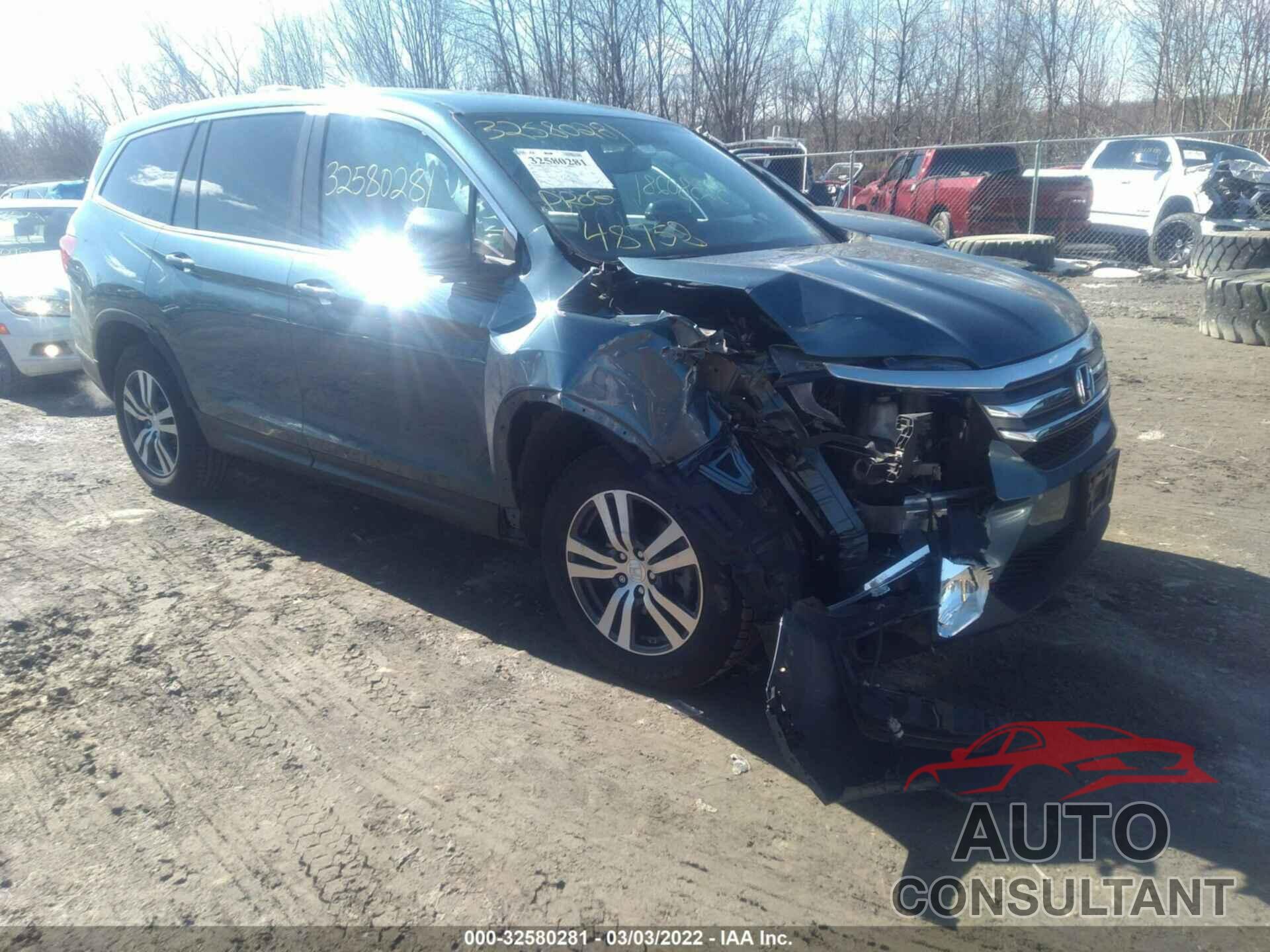 HONDA PILOT 2018 - 5FNYF6H57JB053754