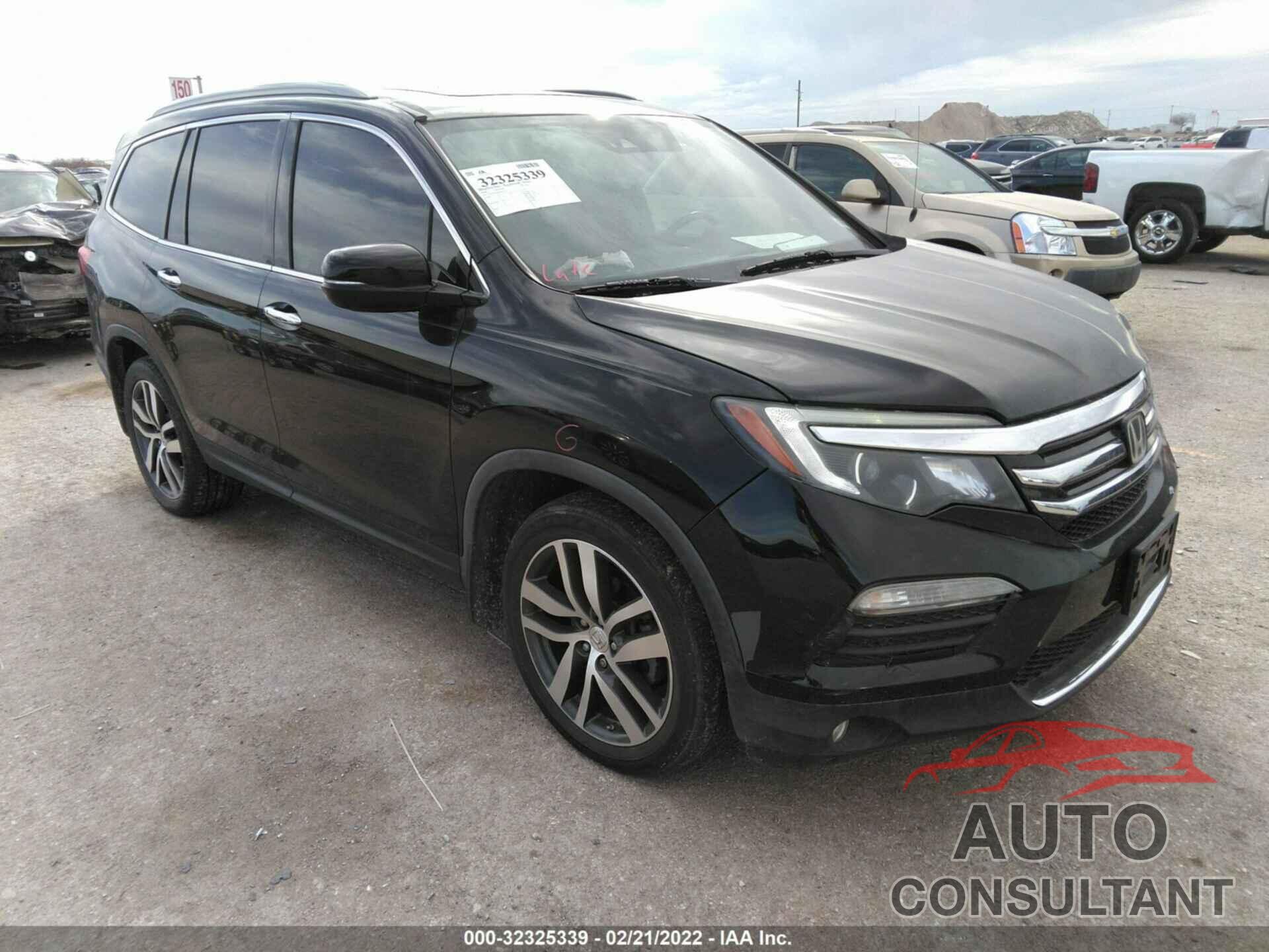 HONDA PILOT 2016 - 5FNYF6H08GB051525