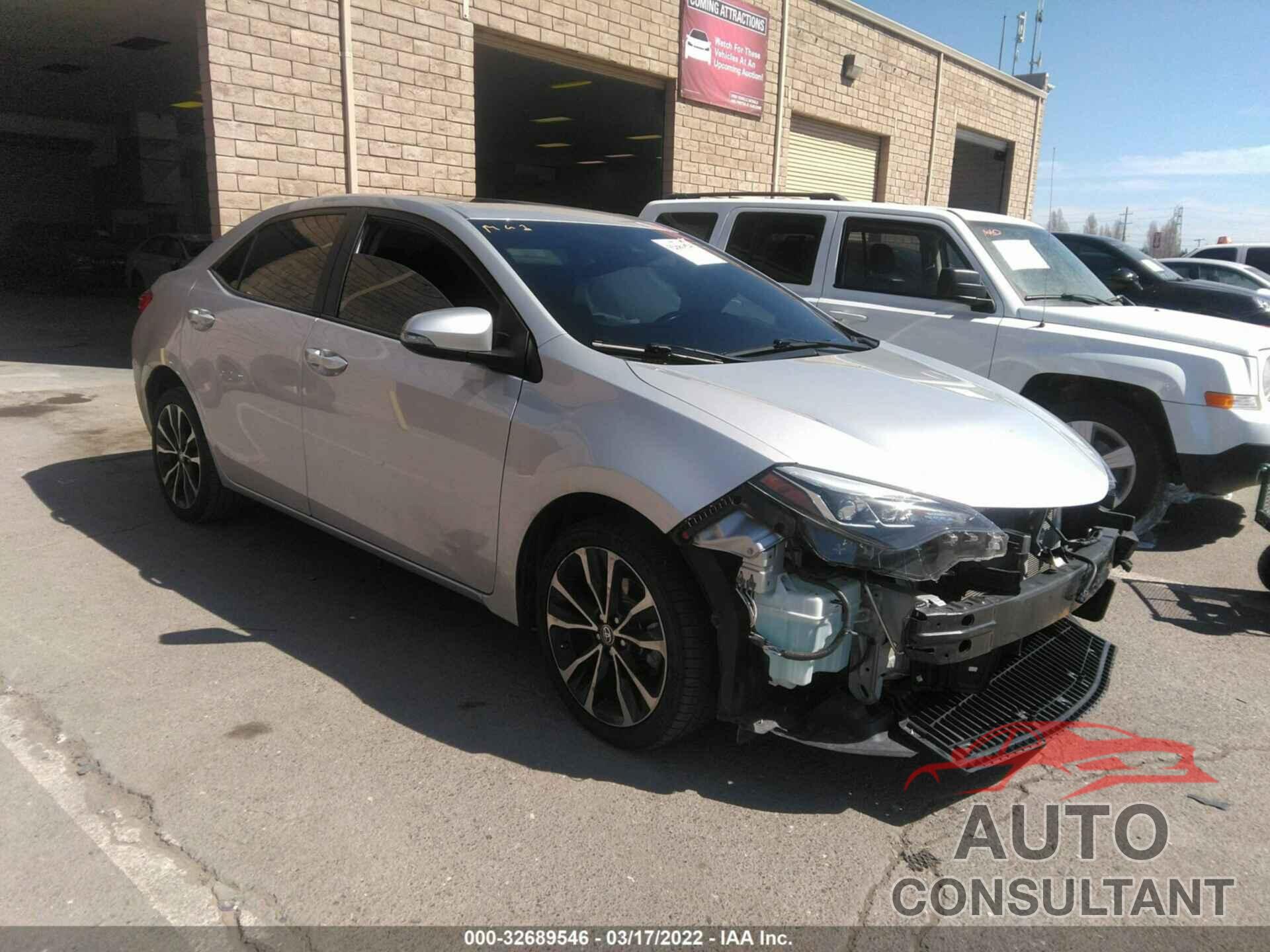 TOYOTA COROLLA 2018 - 2T1BURHE4JC006859