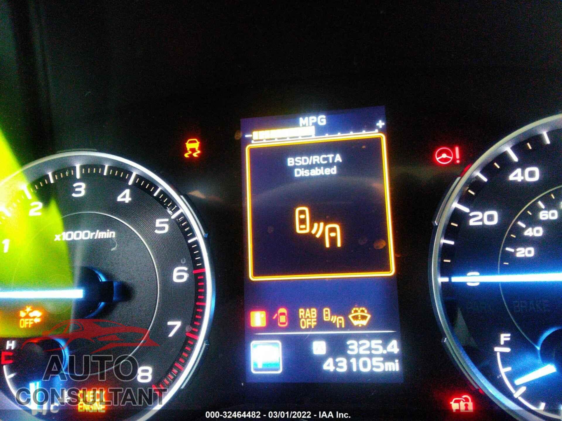 SUBARU ASCENT 2019 - 4S4WMAPD4K3477248