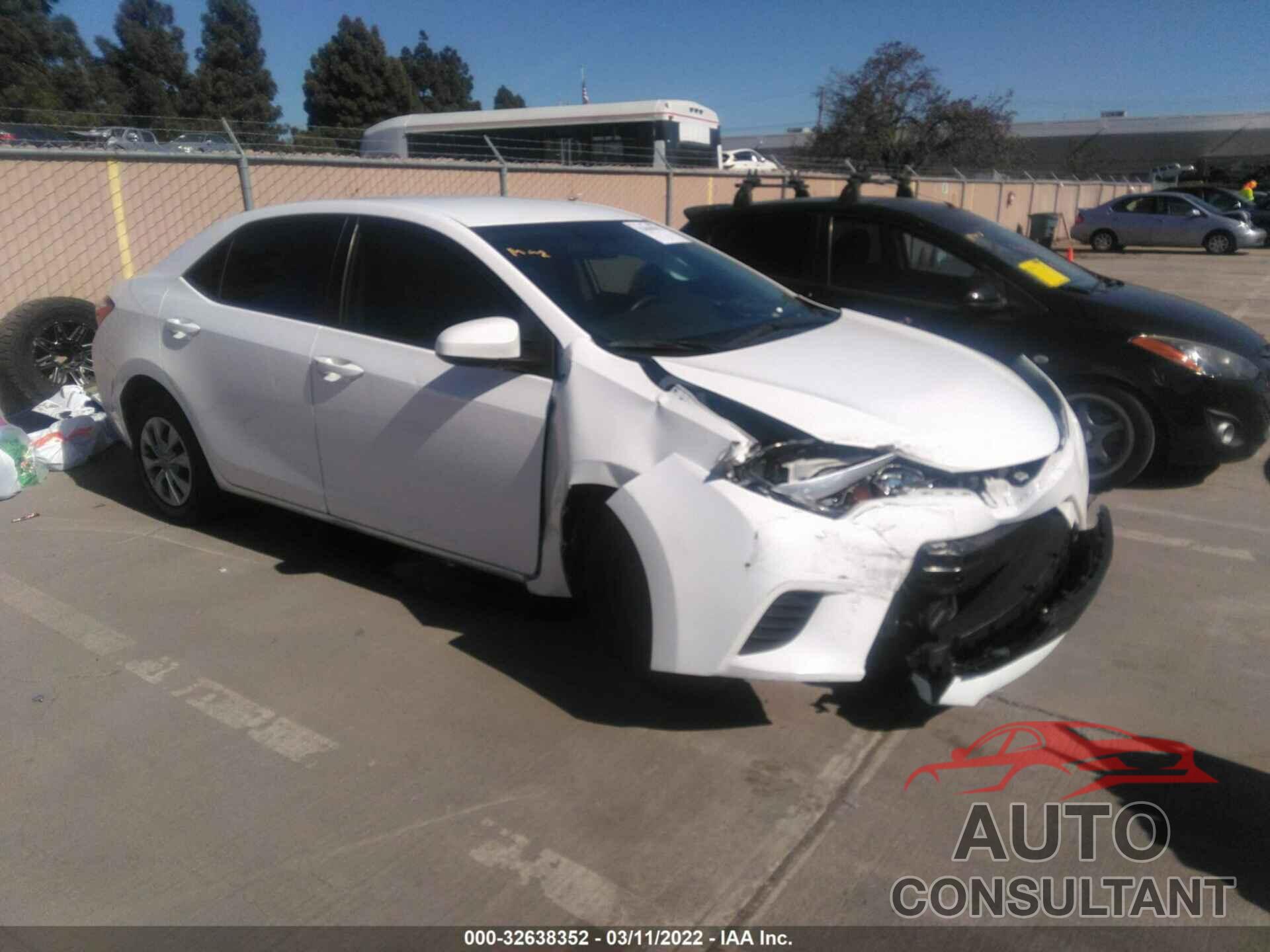 TOYOTA COROLLA 2016 - 5YFBURHE3GP467477