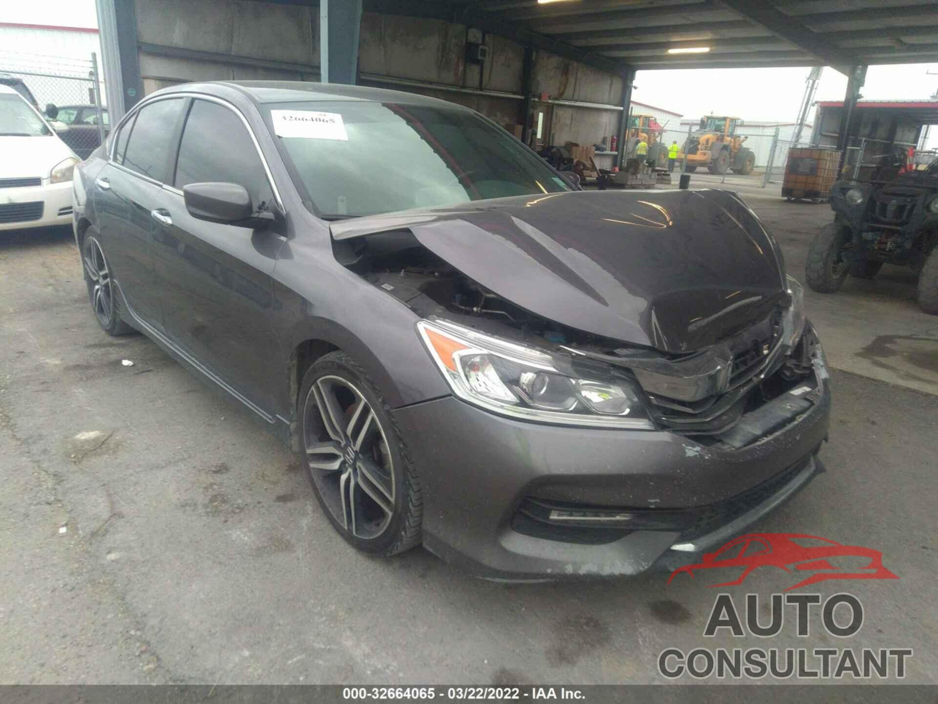 HONDA ACCORD SEDAN 2016 - 1HGCR2F50GA233562