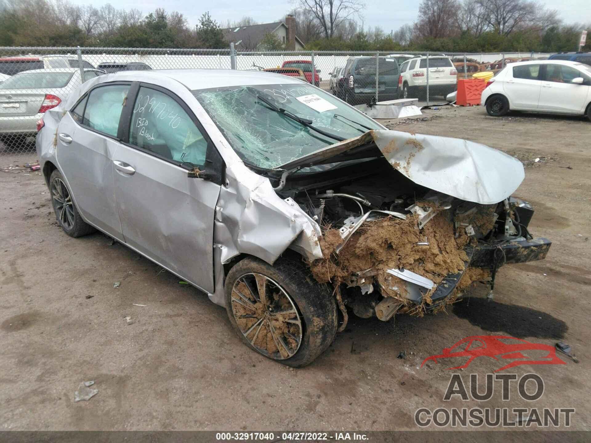 TOYOTA COROLLA 2017 - 2T1BURHEXHC811663