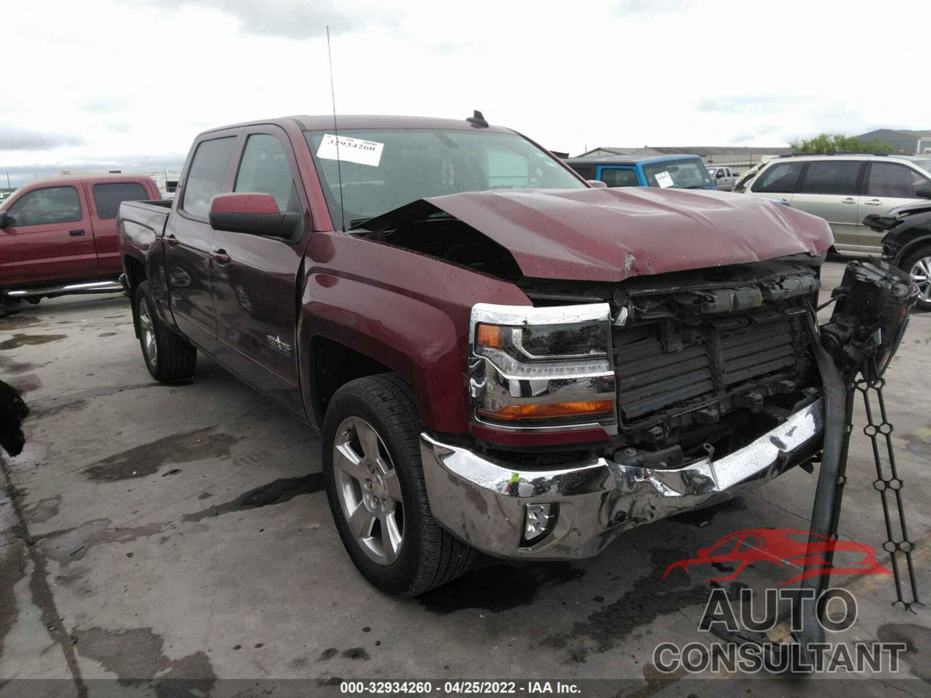 CHEVROLET SILVERADO 1500 2017 - 3GCUKREC0HG312944