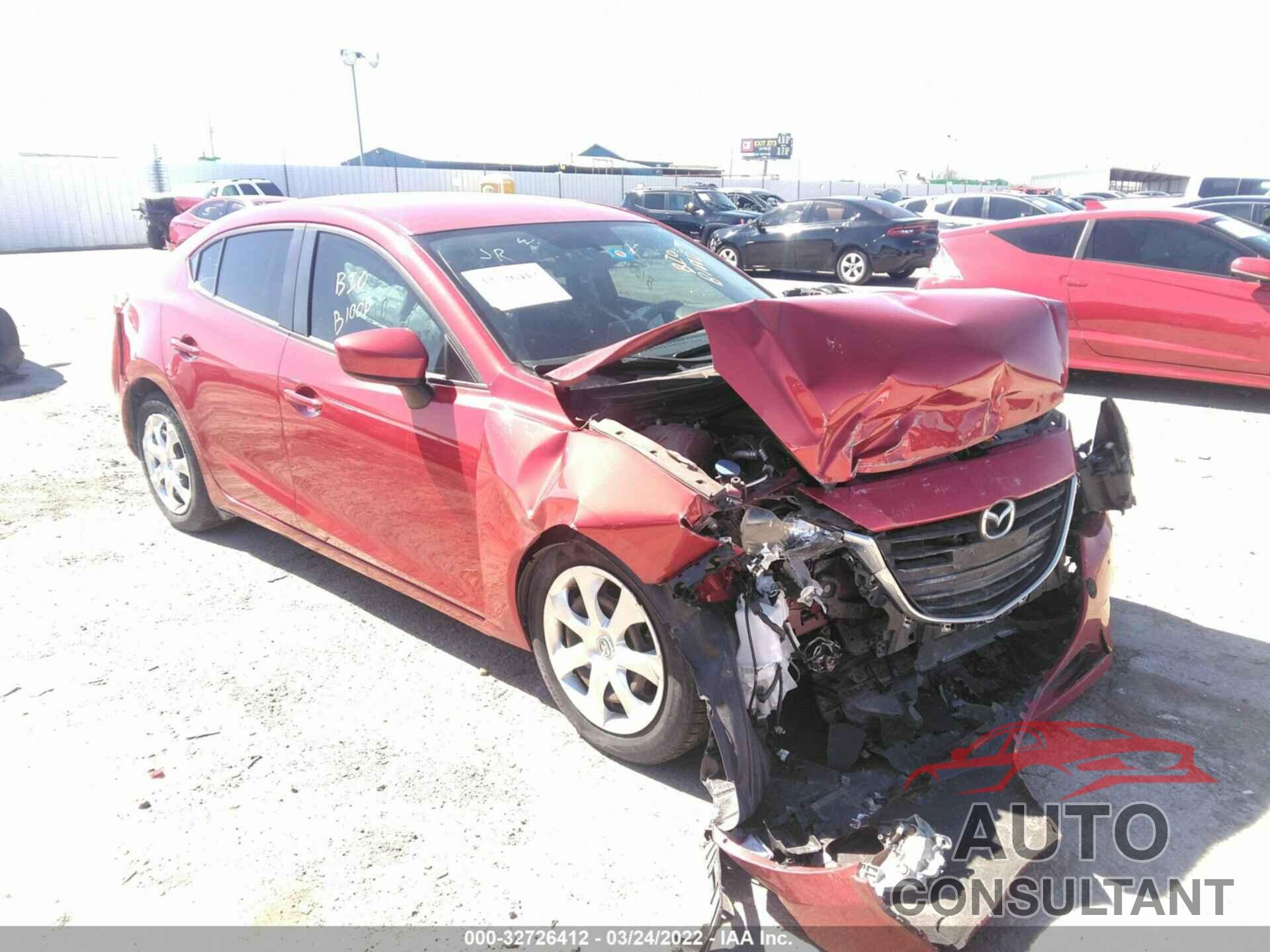 MAZDA MAZDA3 2016 - 3MZBM1T74GM287956