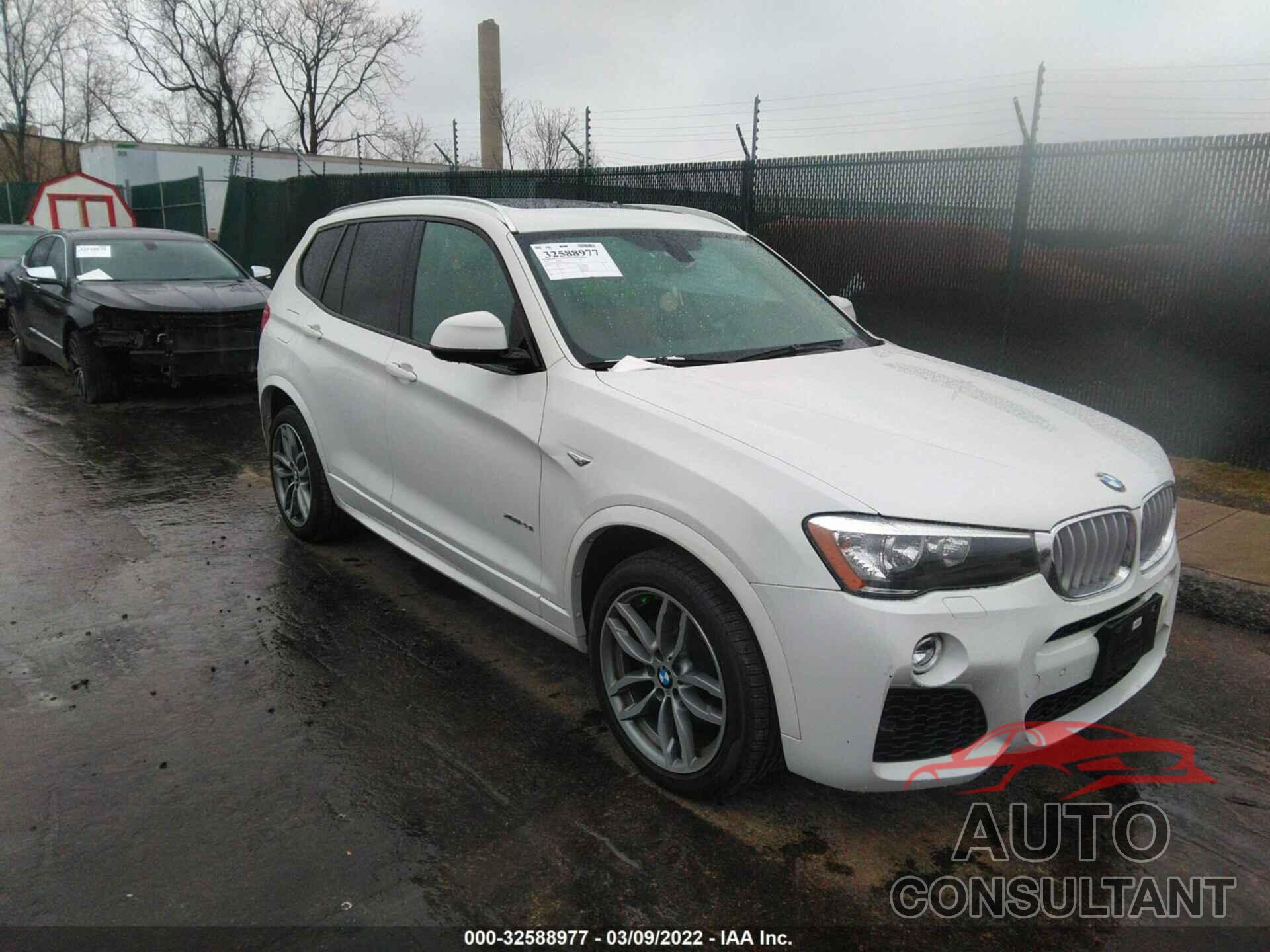 BMW X3 2016 - 5UXWX9C55G0D68526