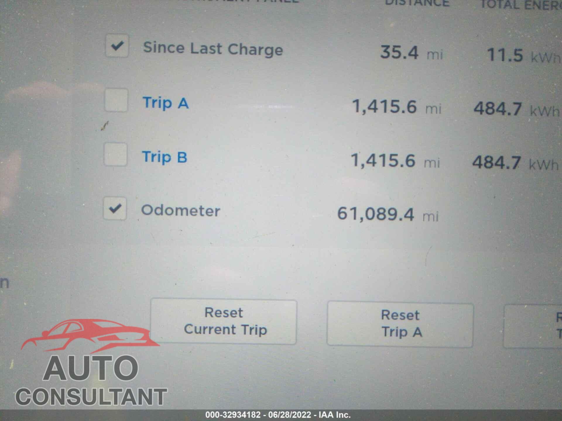 TESLA MODEL S 2016 - 5YJSA1E41GF162433