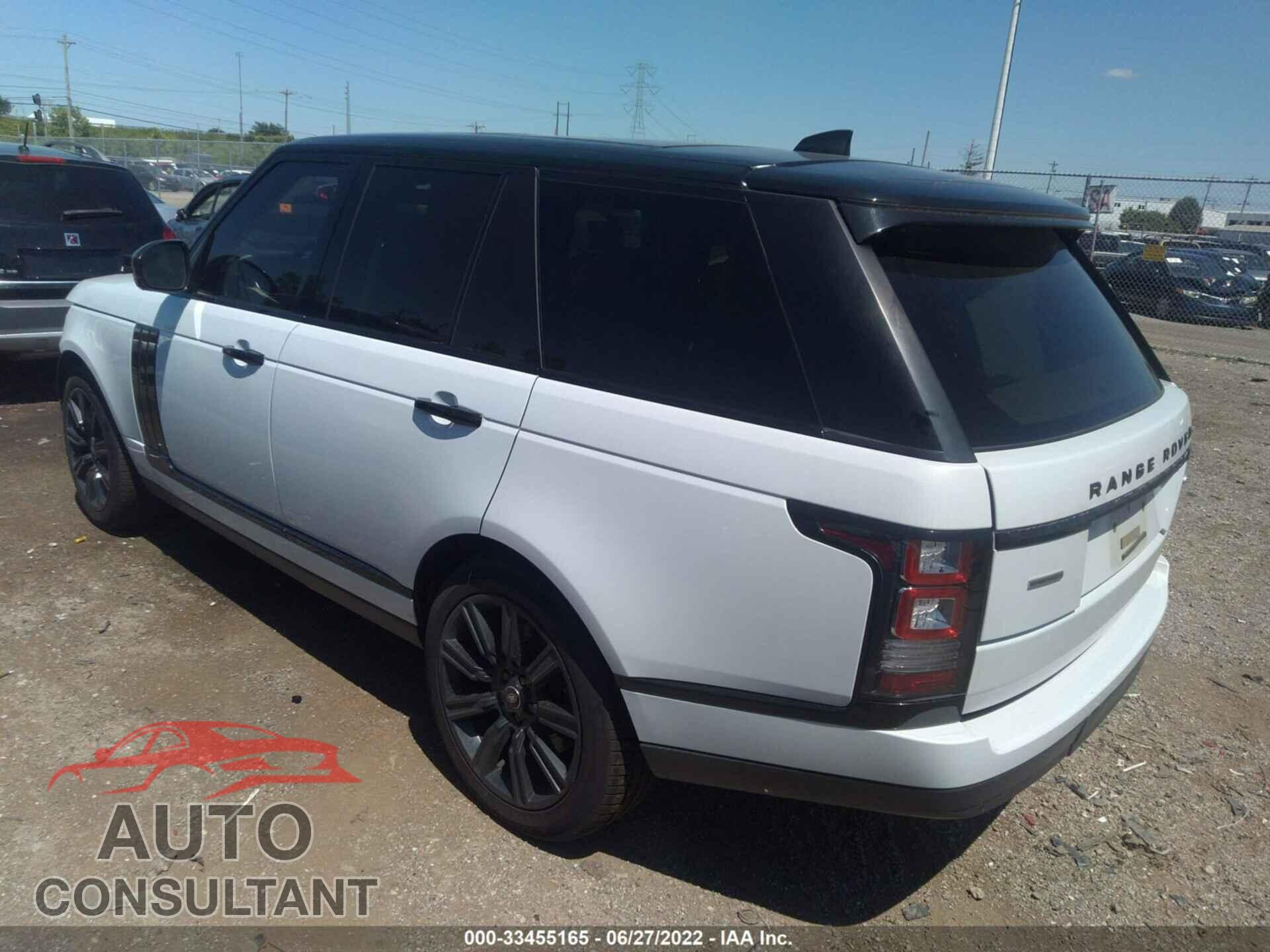 LAND ROVER RANGE ROVER 2017 - SALGS2FE8HA322701