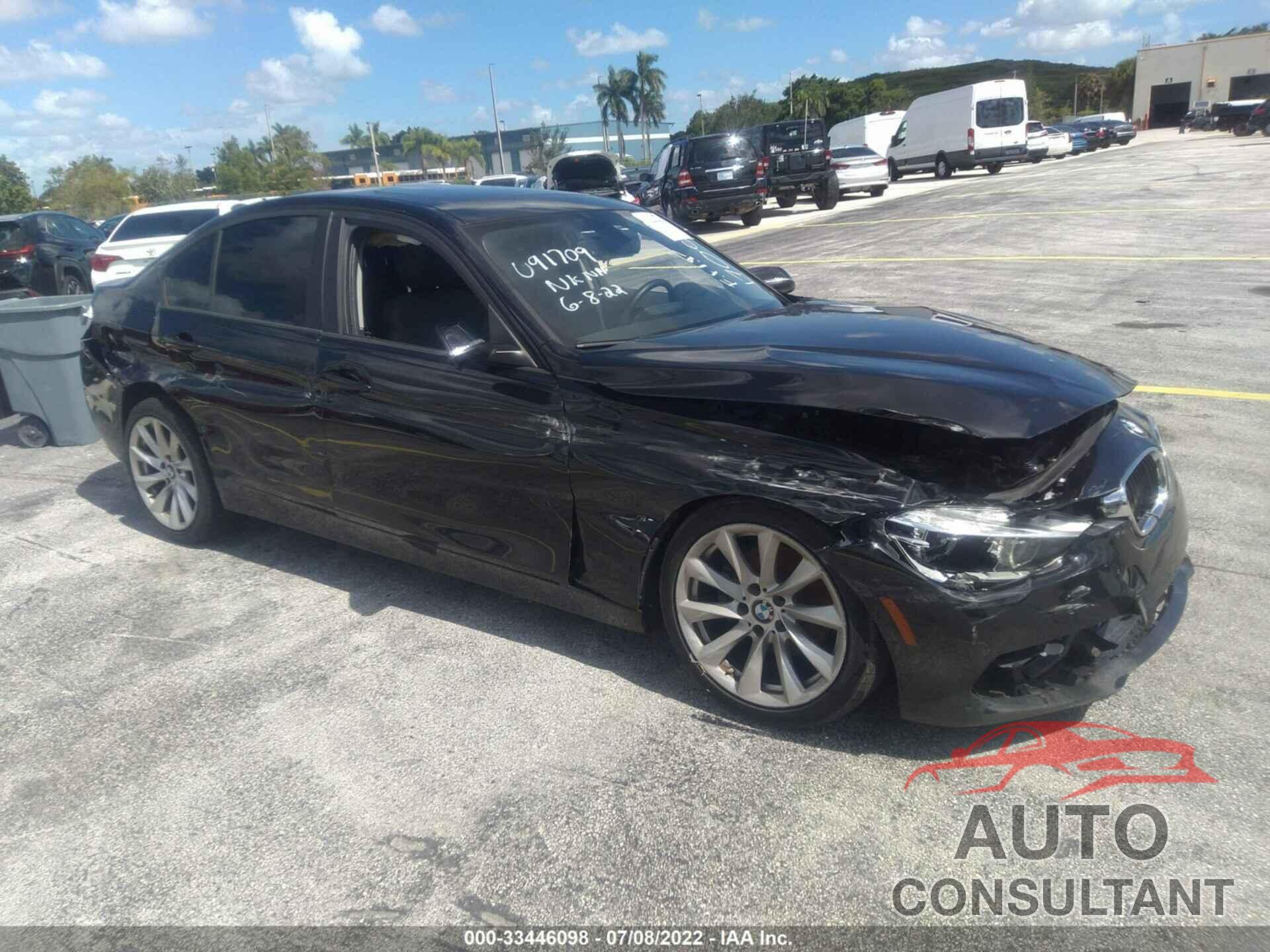 BMW 3 SERIES 2018 - WBA8E1G53JNU91709