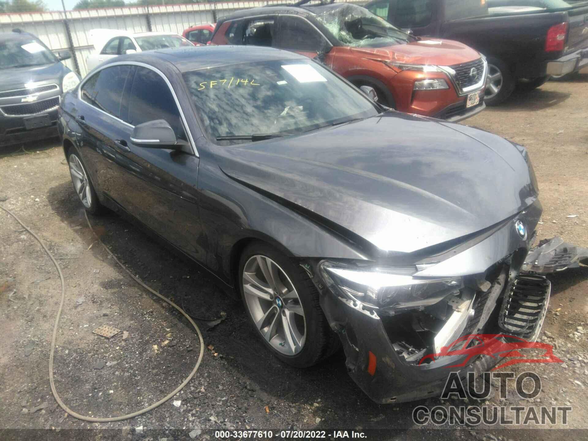 BMW 4 SERIES 2019 - WBA4J1C52KBM14333