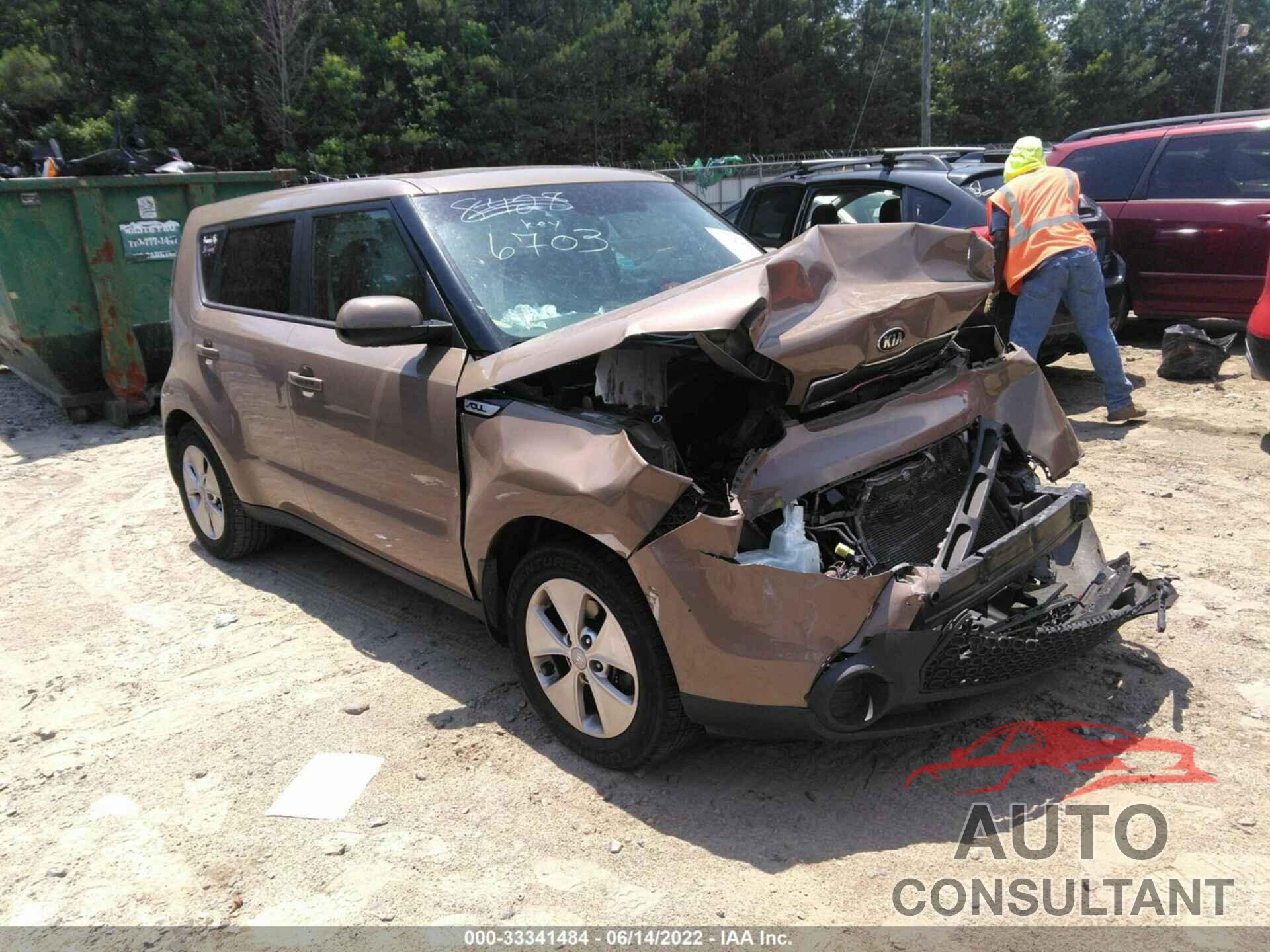 KIA SOUL 2016 - KNDJN2A24G7276703