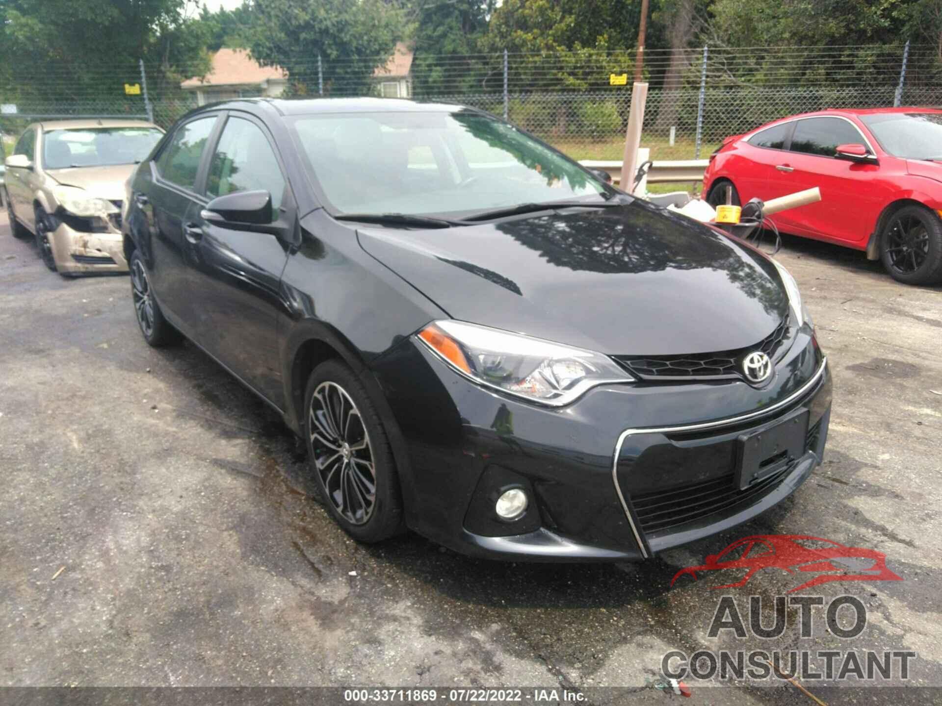 TOYOTA COROLLA 2016 - 2T1BURHE4GC509588