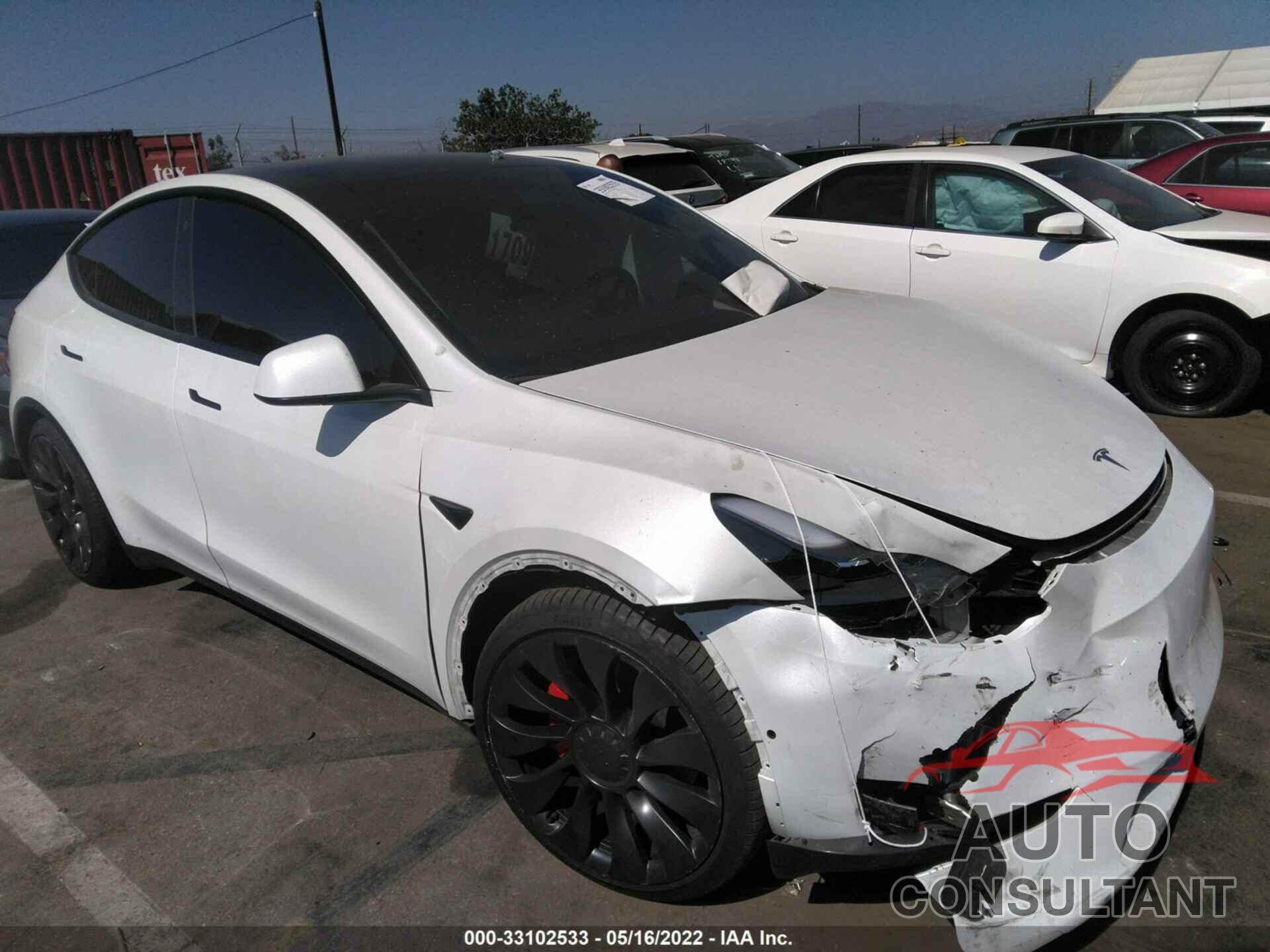 TESLA MODEL Y 2022 - 7SAYGDEF3NF394074