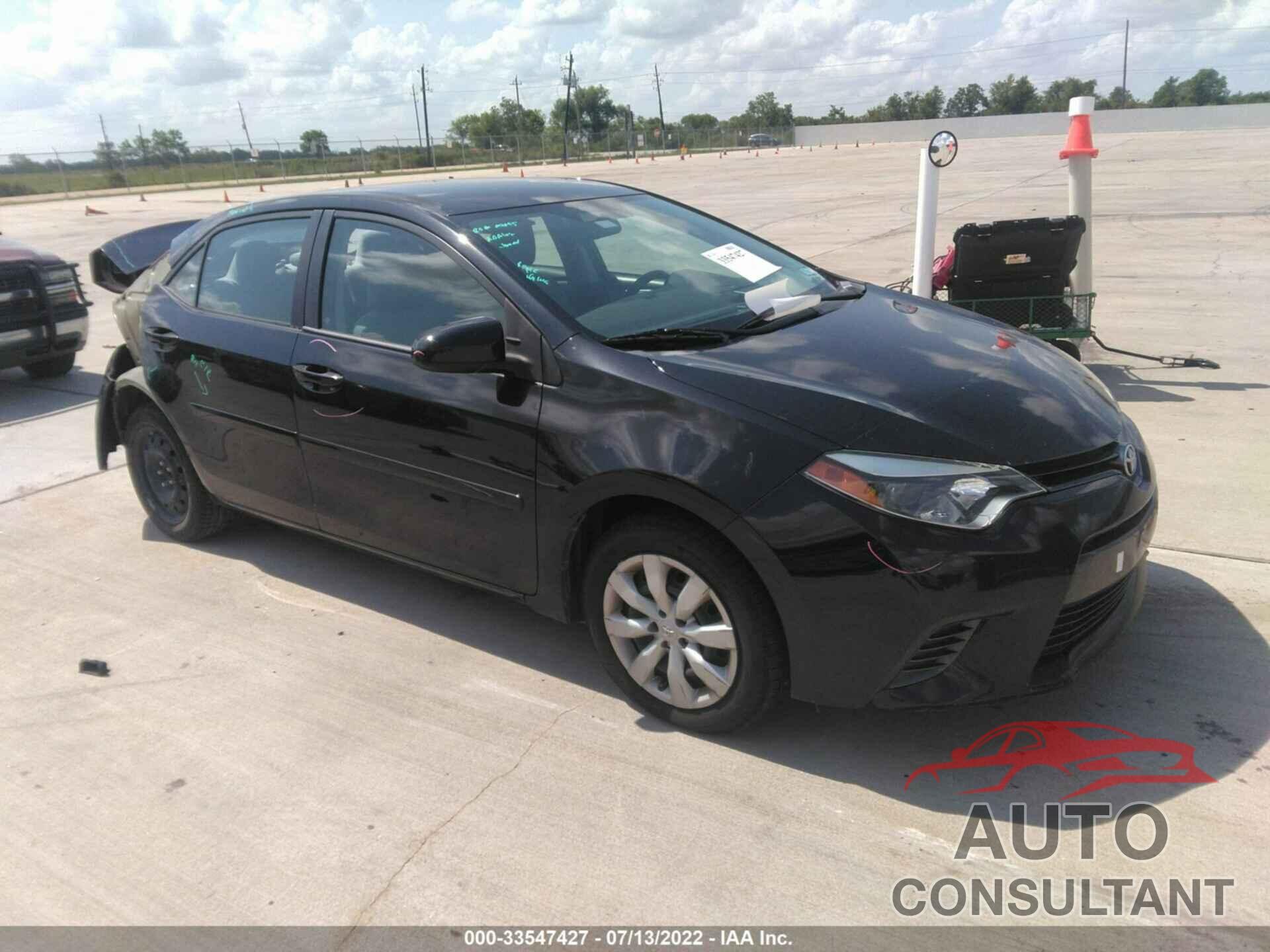 TOYOTA COROLLA 2016 - 5YFBURHE6GP561496