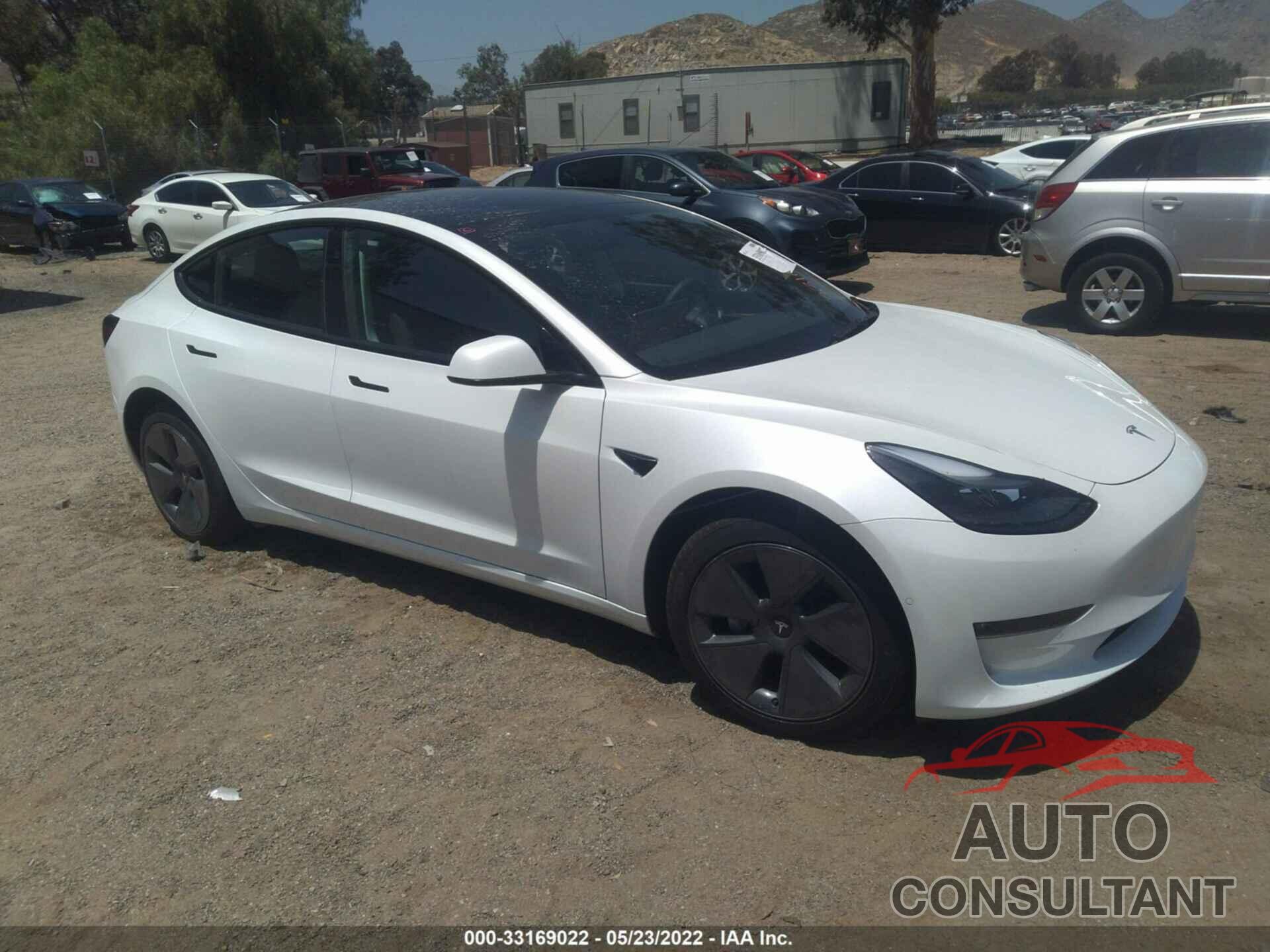 TESLA MODEL 3 2022 - 5YJ3E1EB7NF198180