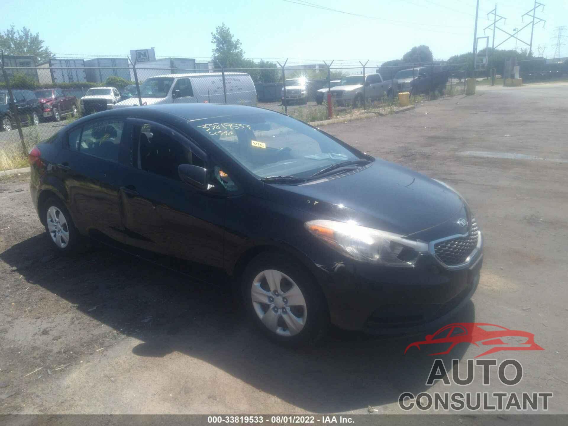 KIA FORTE 2016 - KNAFK4A66G5487925