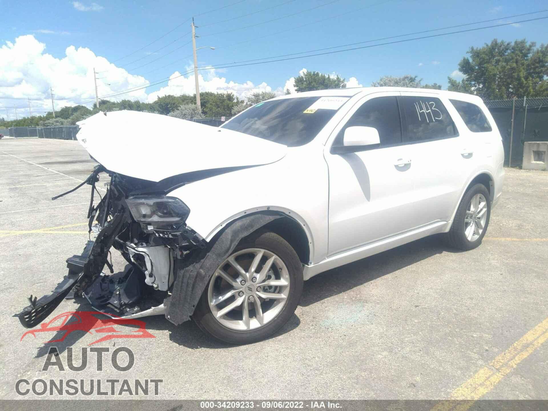 DODGE DURANGO 2022 - 1C4RDHDG8NC131443