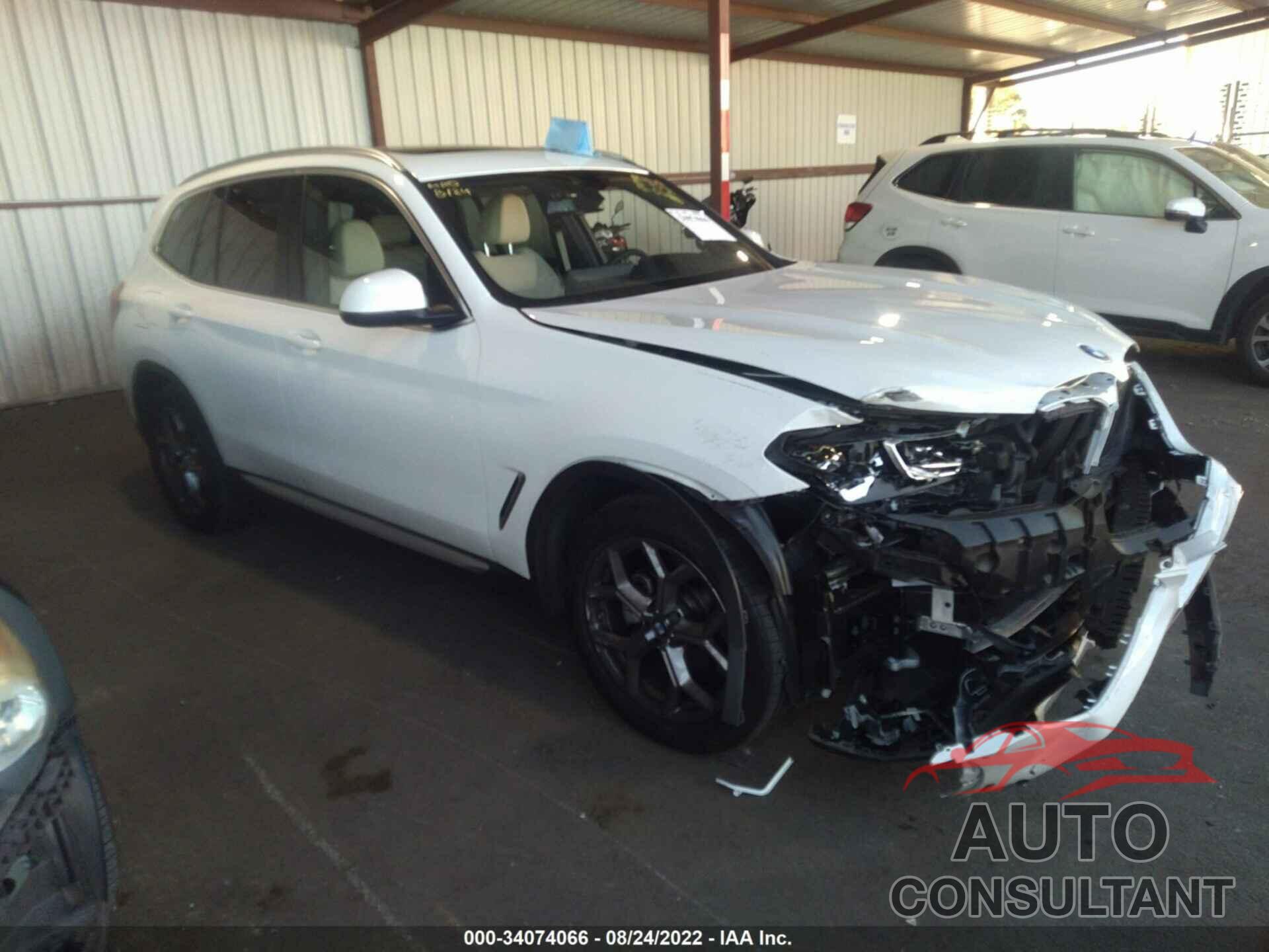 BMW X3 2022 - 5UX53DP08N9K54048