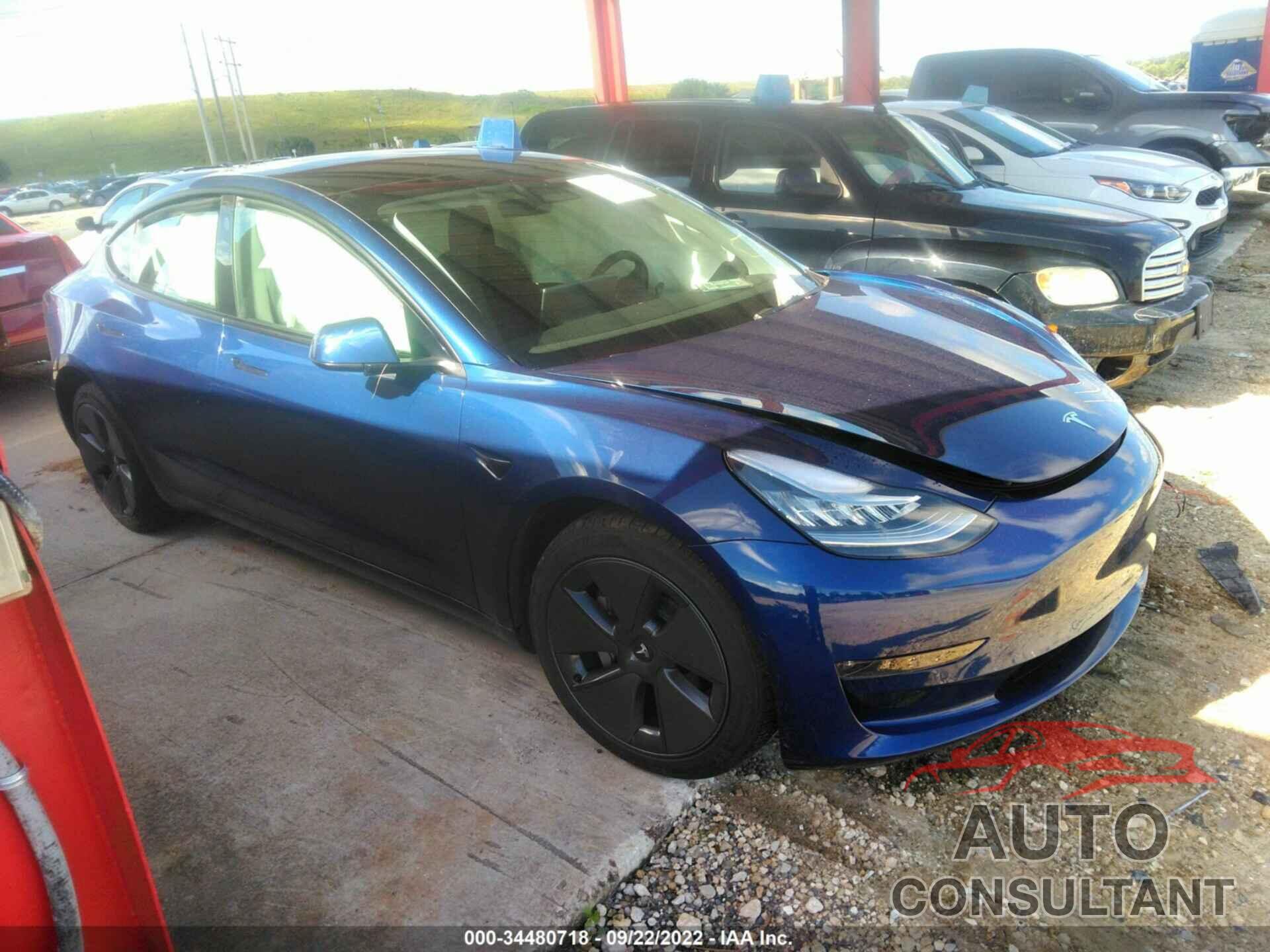 TESLA MODEL 3 2022 - 5YJ3E1EB2NF259578