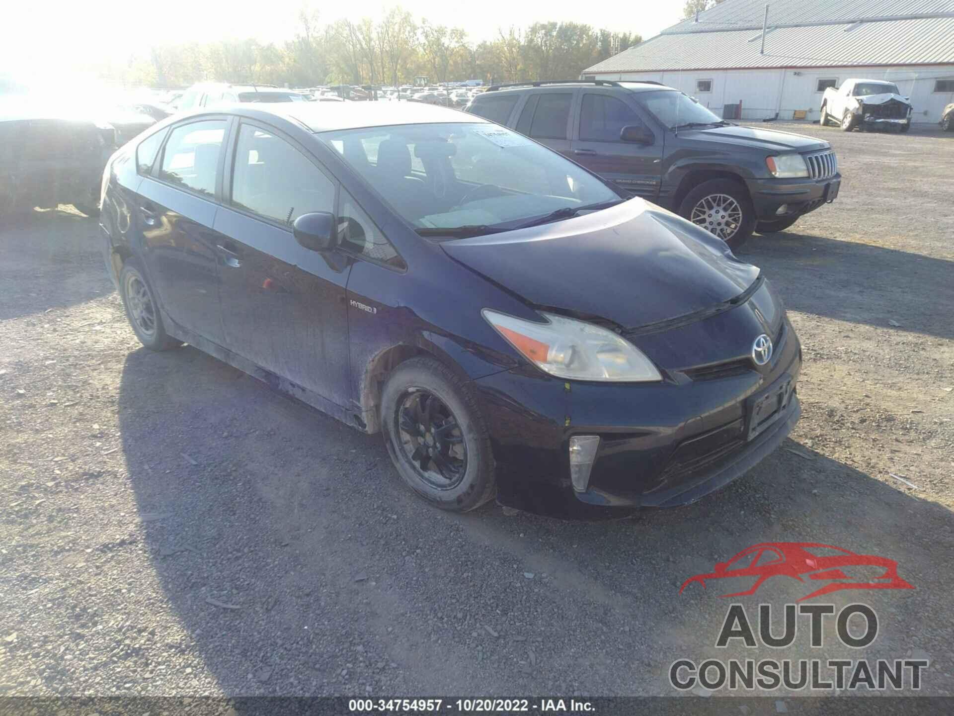 TOYOTA PRIUS 2013 - JTDKN3DU4D0353257