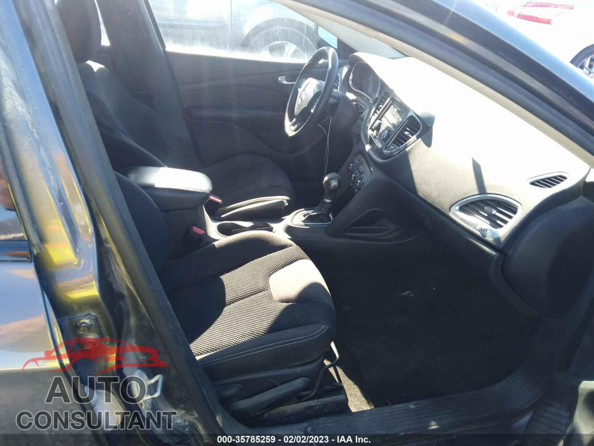 DODGE DART 2015 - 1C3CDFBB6FD373584