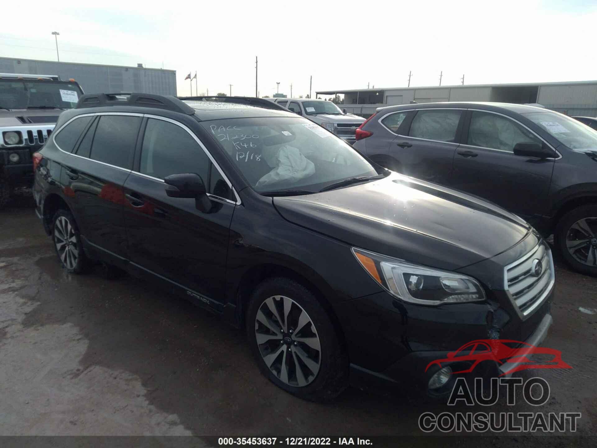 SUBARU OUTBACK 2017 - 4S4BSANC7H3426317