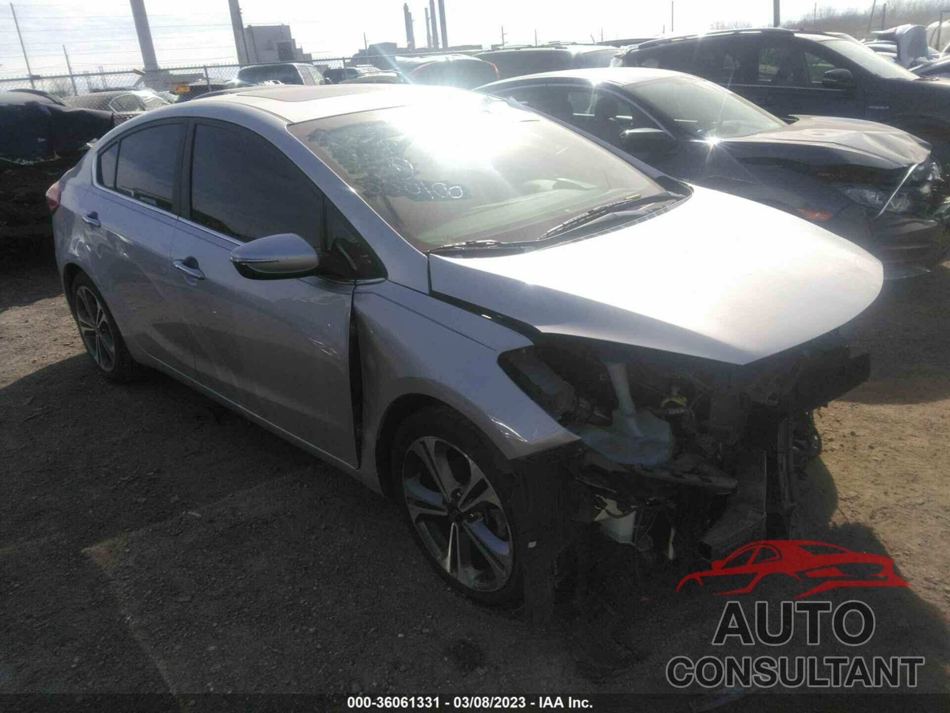 KIA FORTE 2016 - KNAFZ4A84G5550100