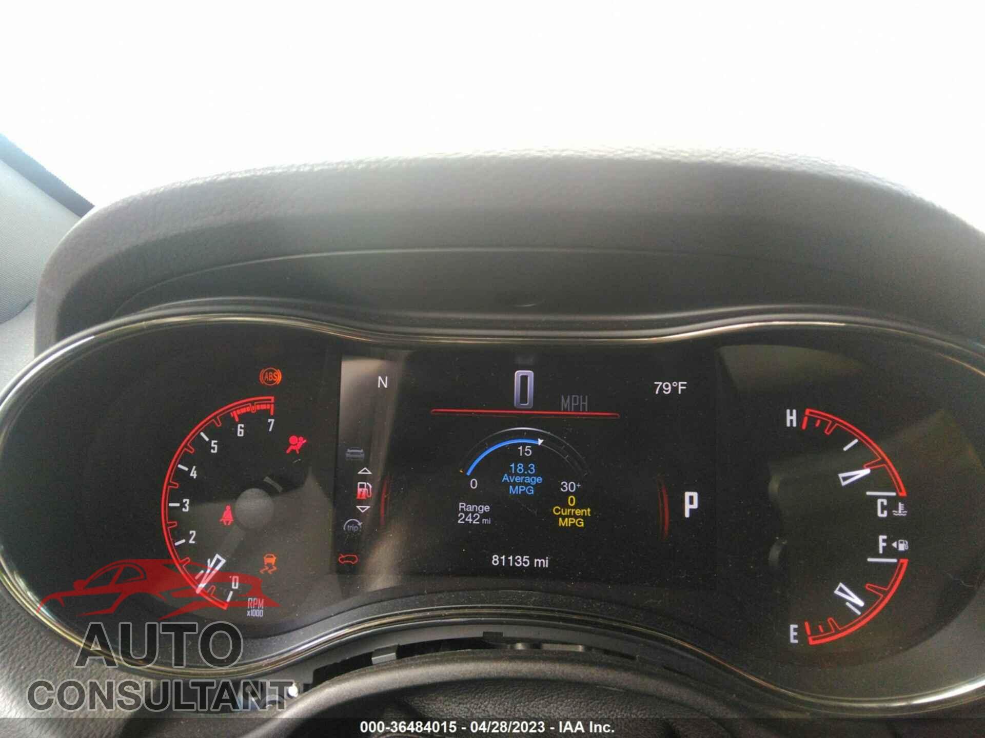 DODGE DURANGO 2018 - 1C4SDHCT3JC434205