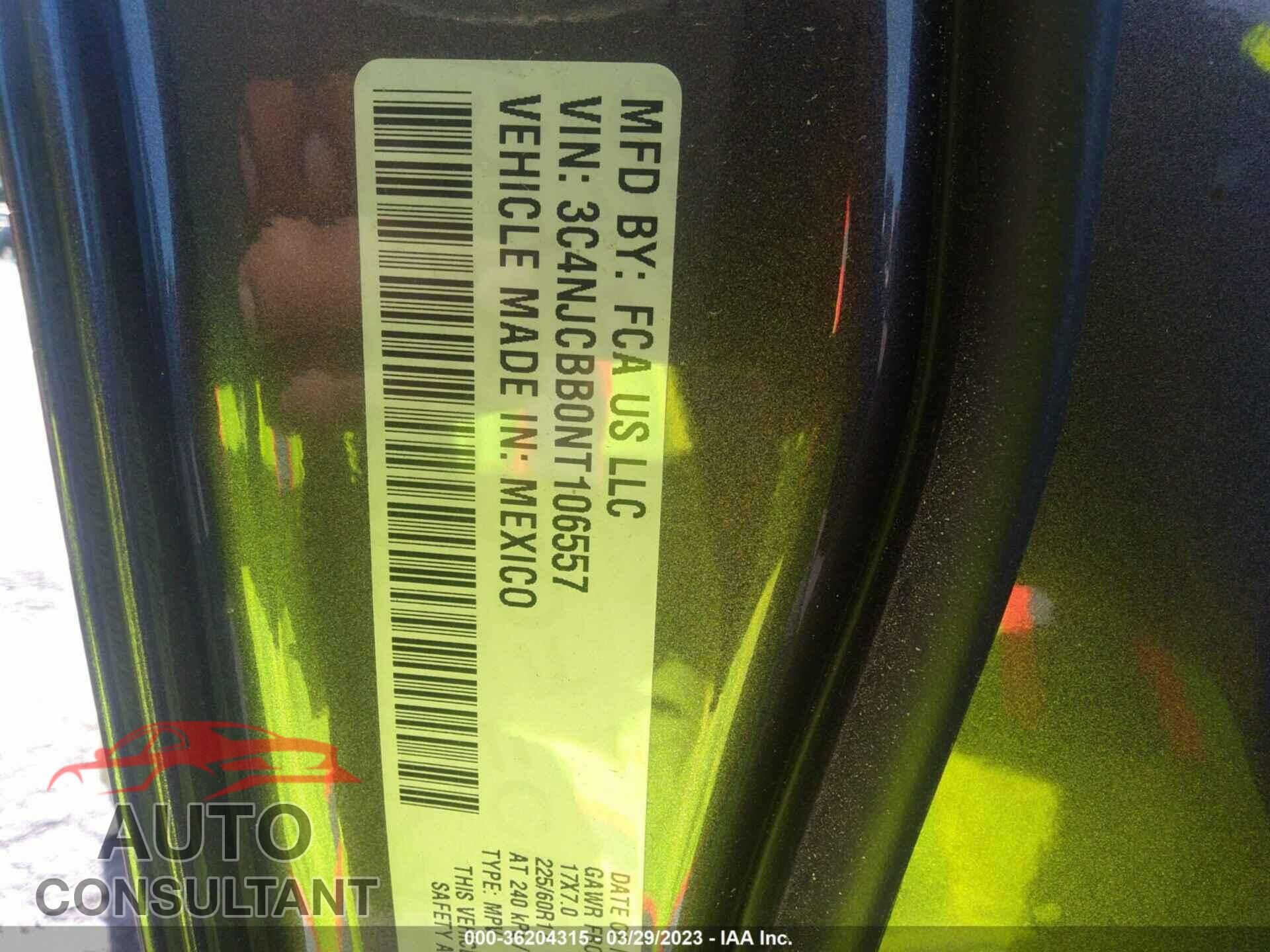 JEEP COMPASS 2022 - 3C4NJCBB0NT106557