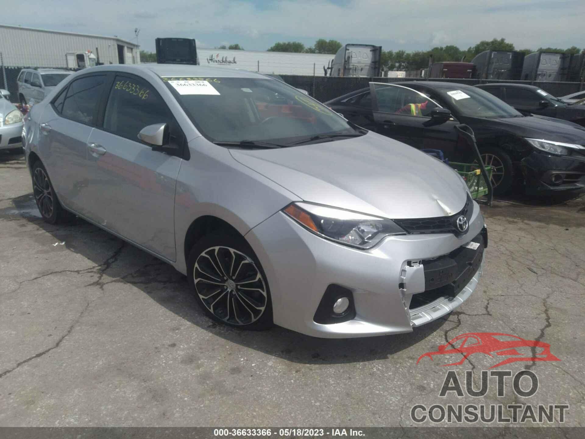 TOYOTA COROLLA 2015 - 5YFBURHE1FP302137