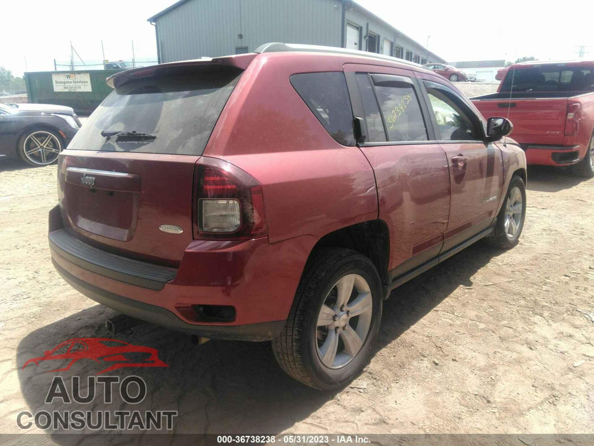 JEEP COMPASS 2017 - 1C4NJDEB5HD167513