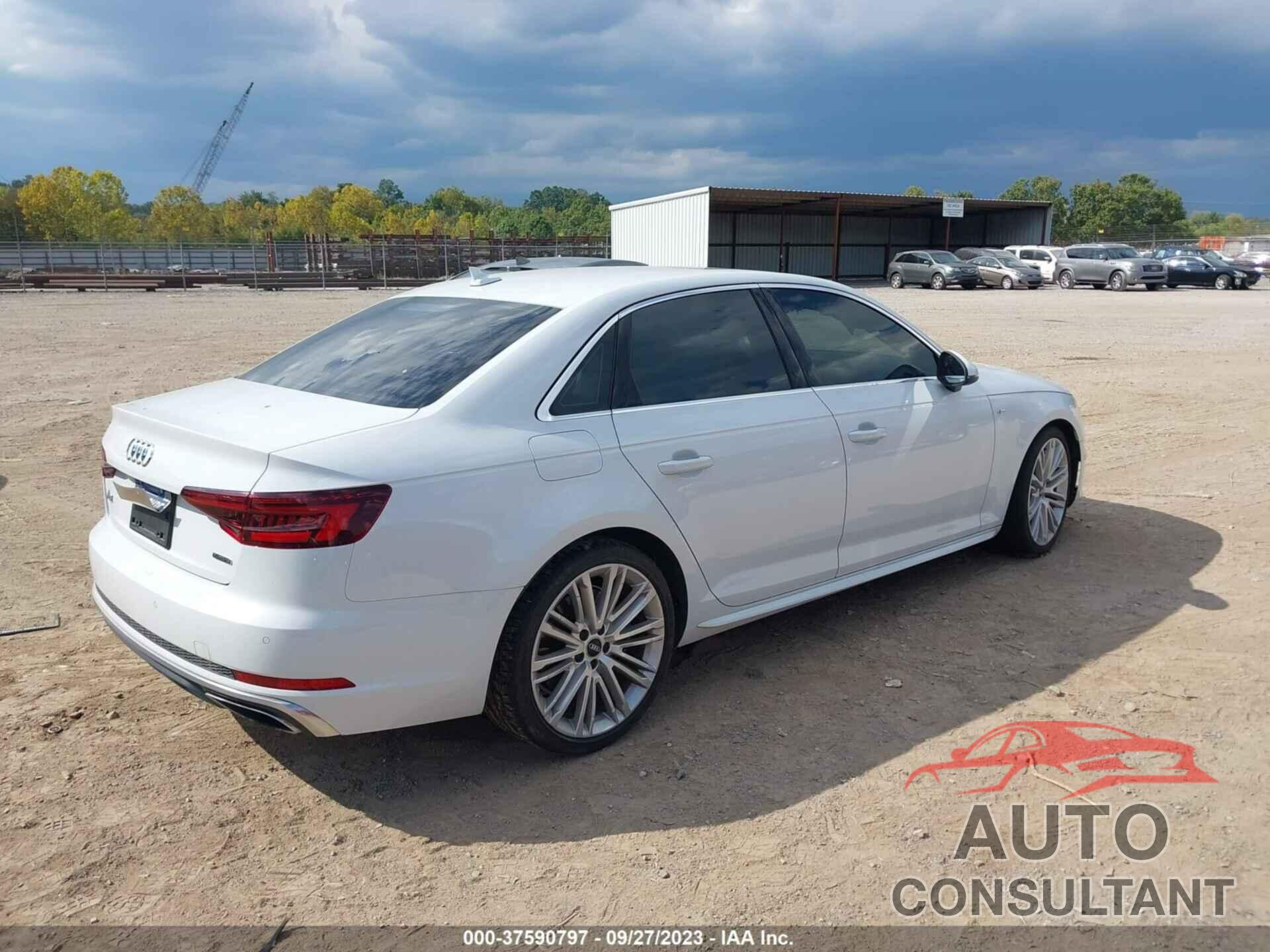 AUDI A4 2019 - WAUENAF46KA053352