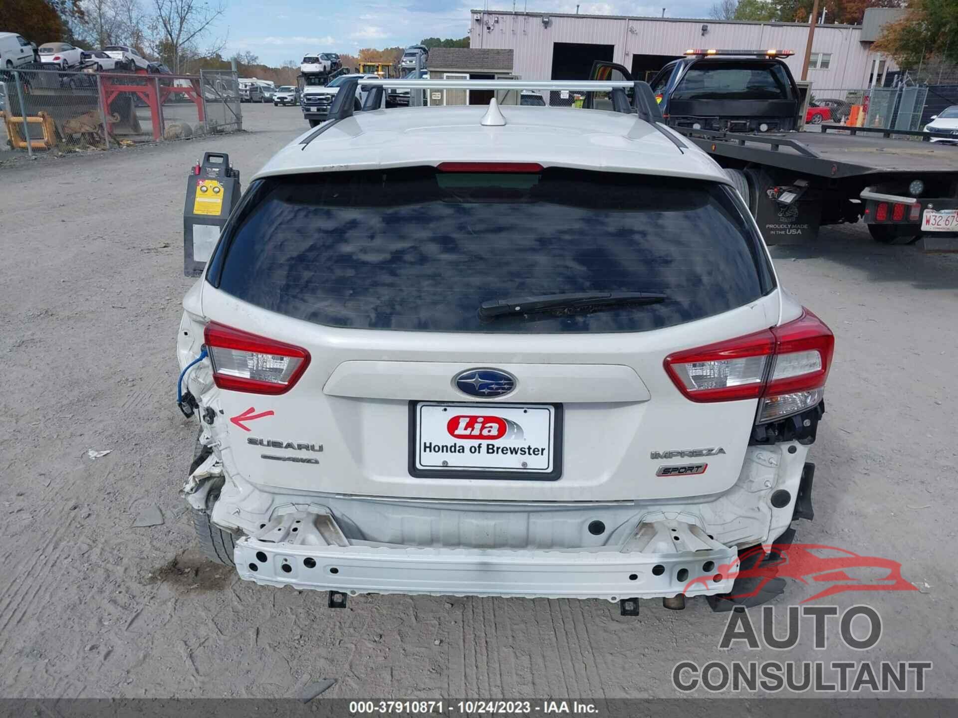 SUBARU IMPREZA 2019 - 4S3GTAJ62K1732657