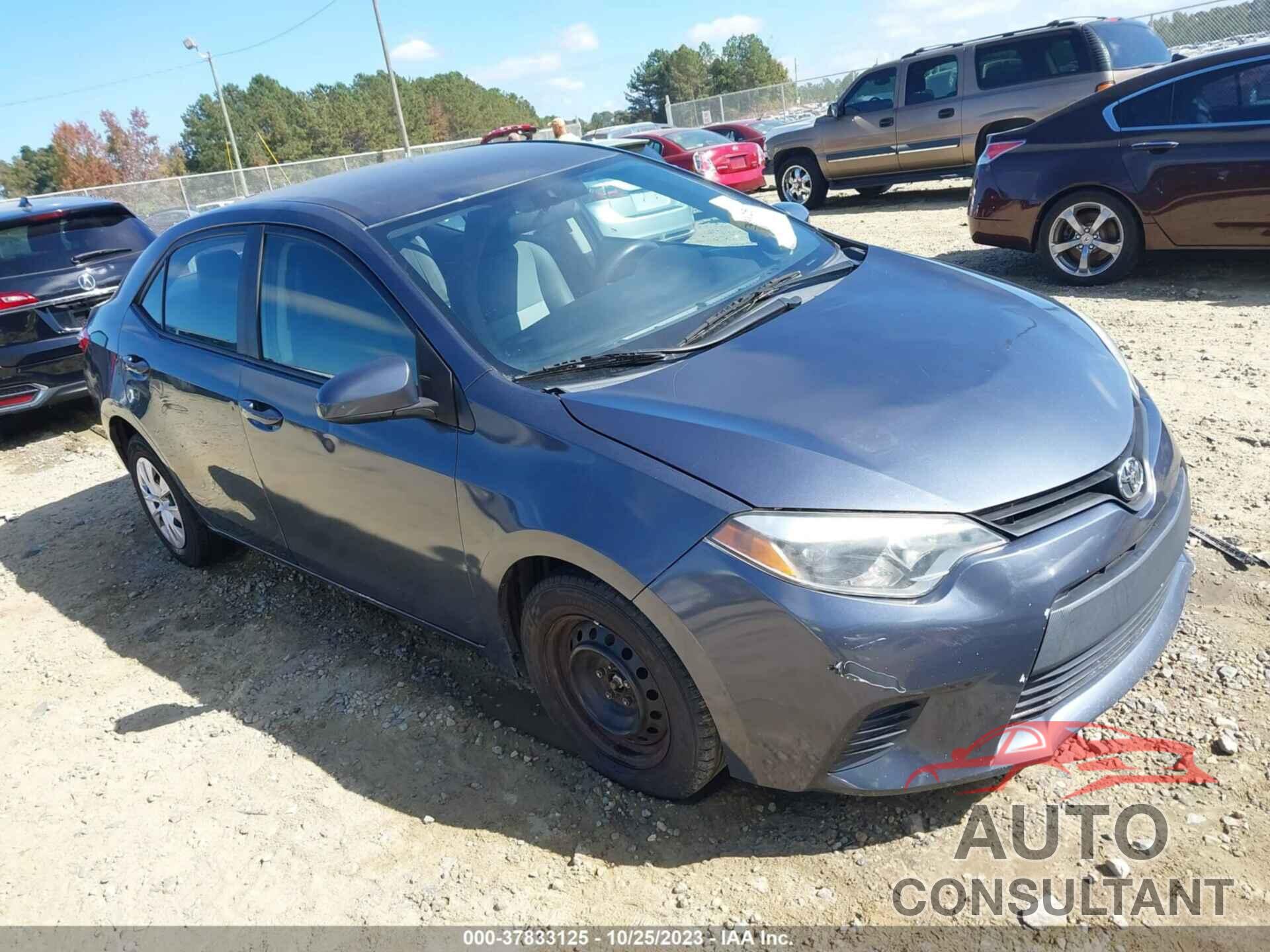 TOYOTA COROLLA 2016 - 2T1BURHE1GC596723