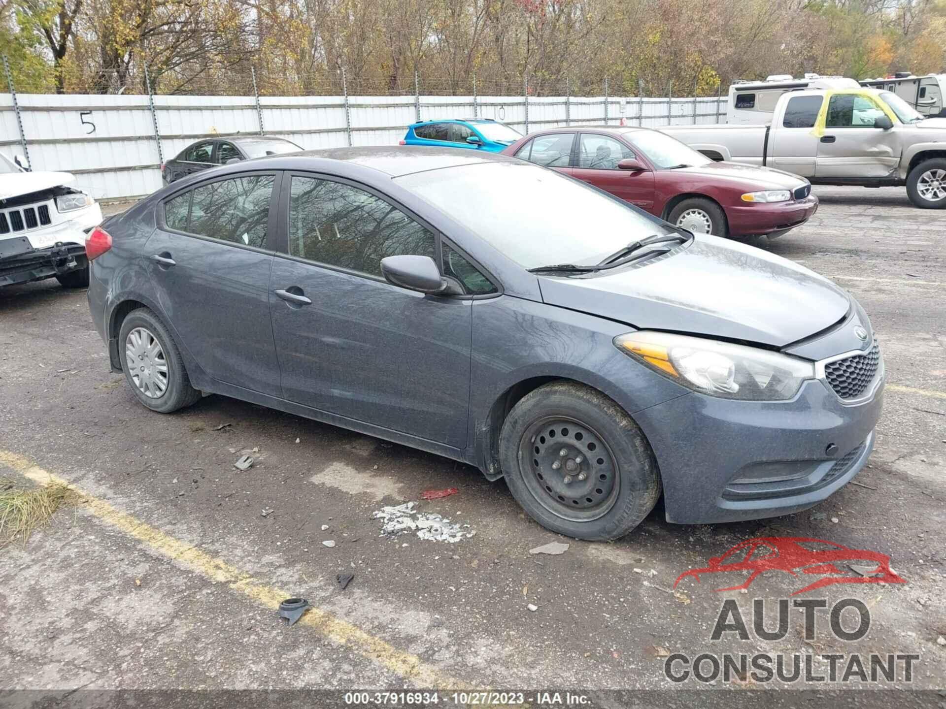 KIA FORTE 2016 - KNAFK4A66G5468260