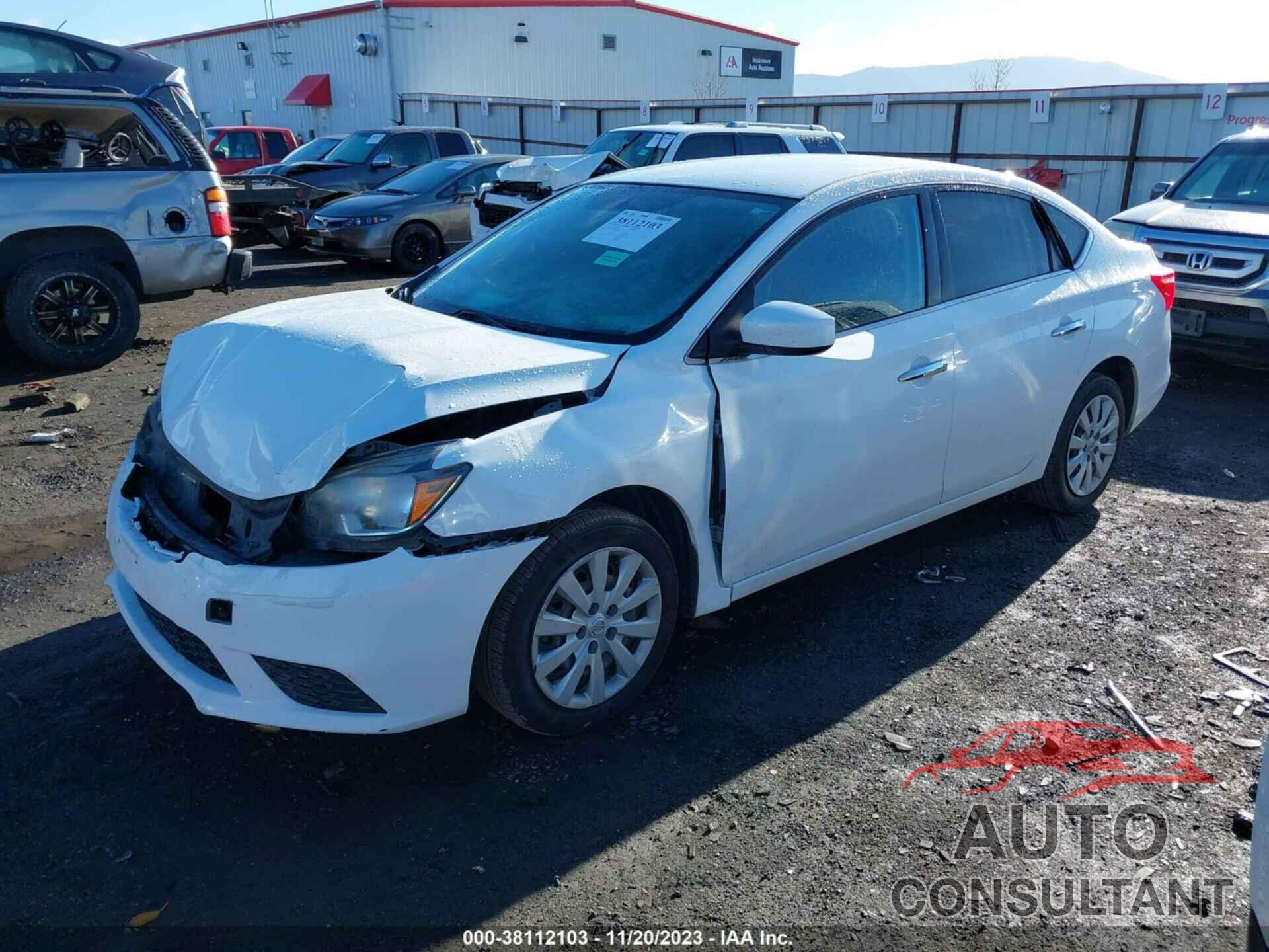 NISSAN SENTRA 2017 - 3N1AB7AP9HY244379