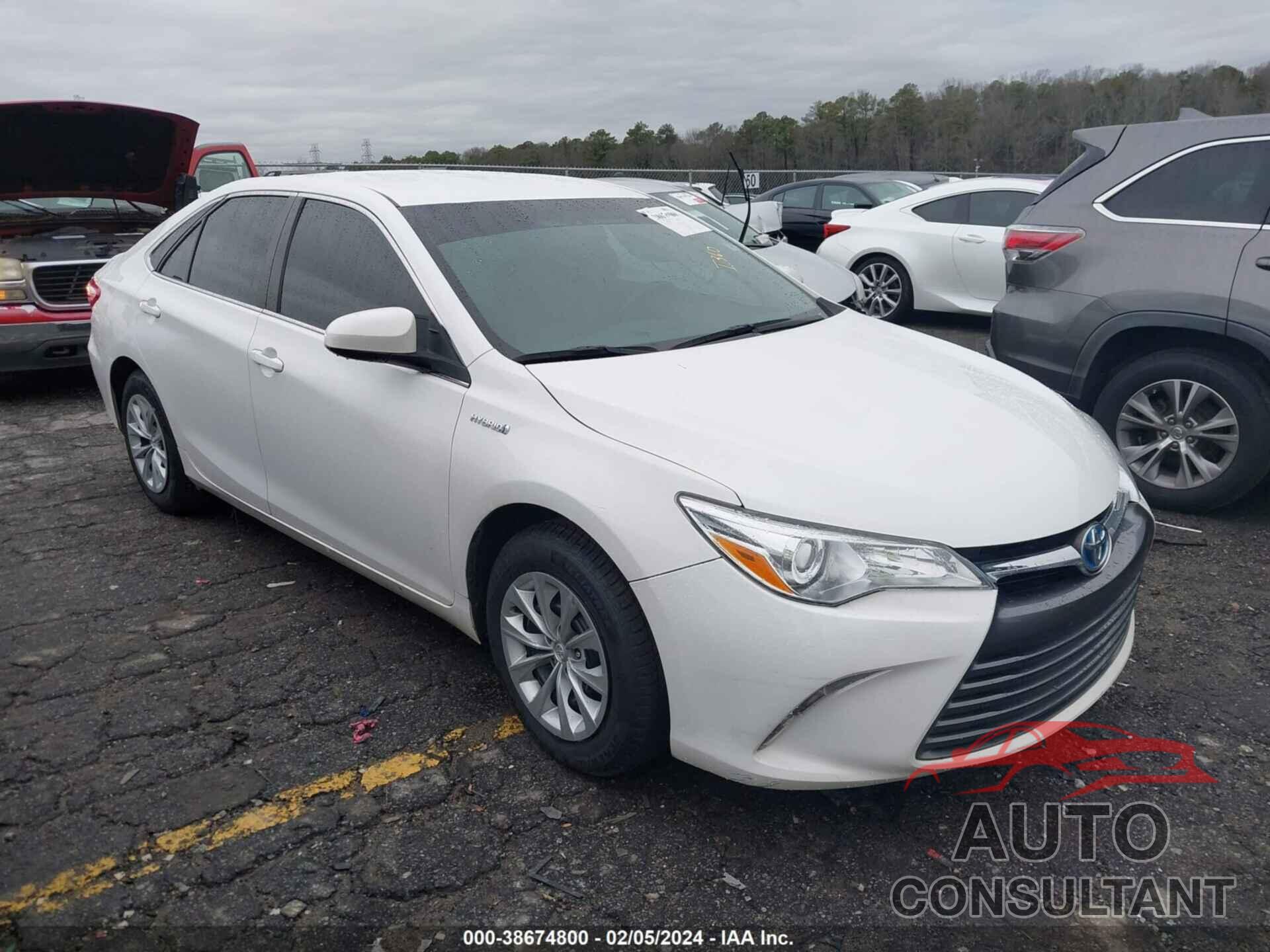 TOYOTA CAMRY 2017 - 4T1BD1FK8HU222278