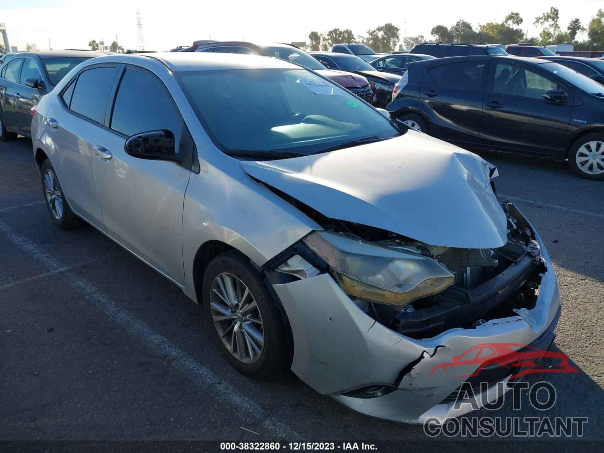 TOYOTA COROLLA 2015 - 5YFBURHE9FP321275