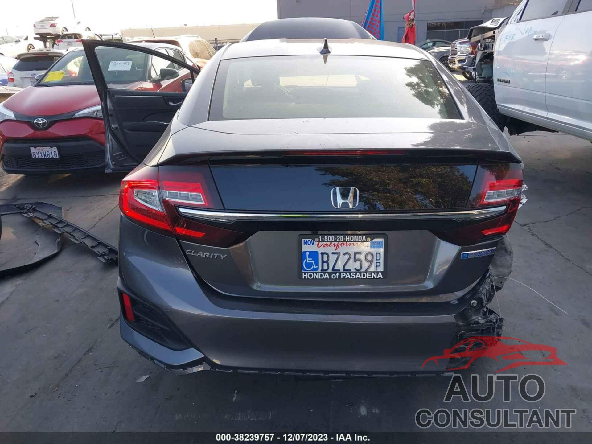 HONDA CLARITY 2020 - JHMZC5F10LC001520