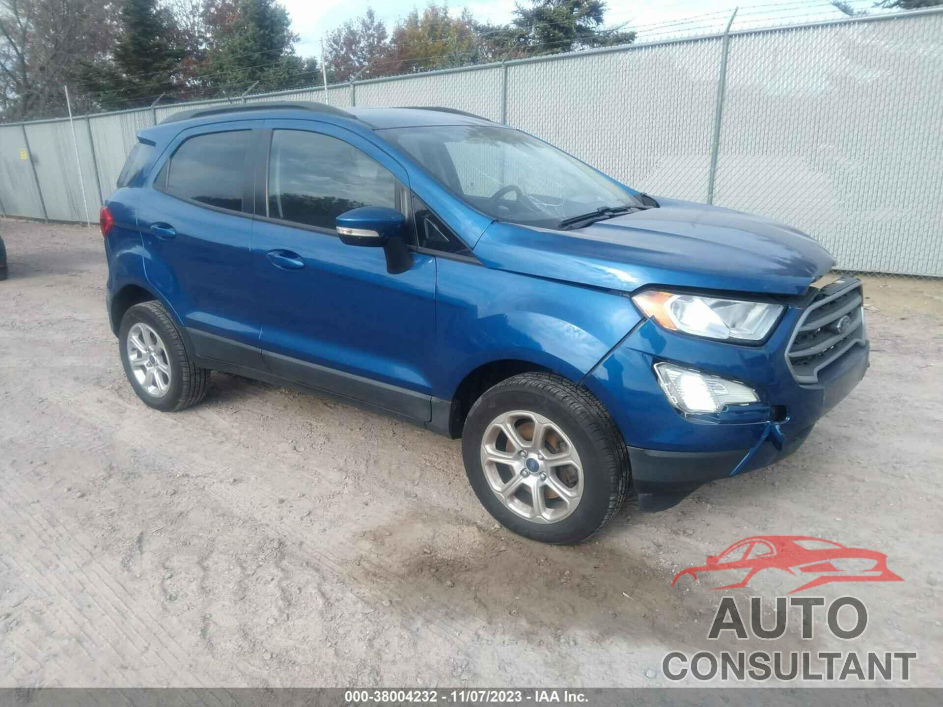 FORD ECOSPORT 2019 - MAJ6S3GL4KC262231