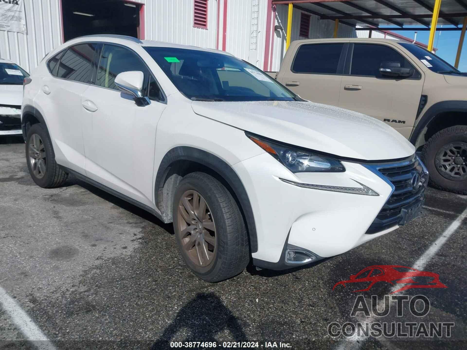 LEXUS NX 200T 2016 - JTJYARBZ9G2033123