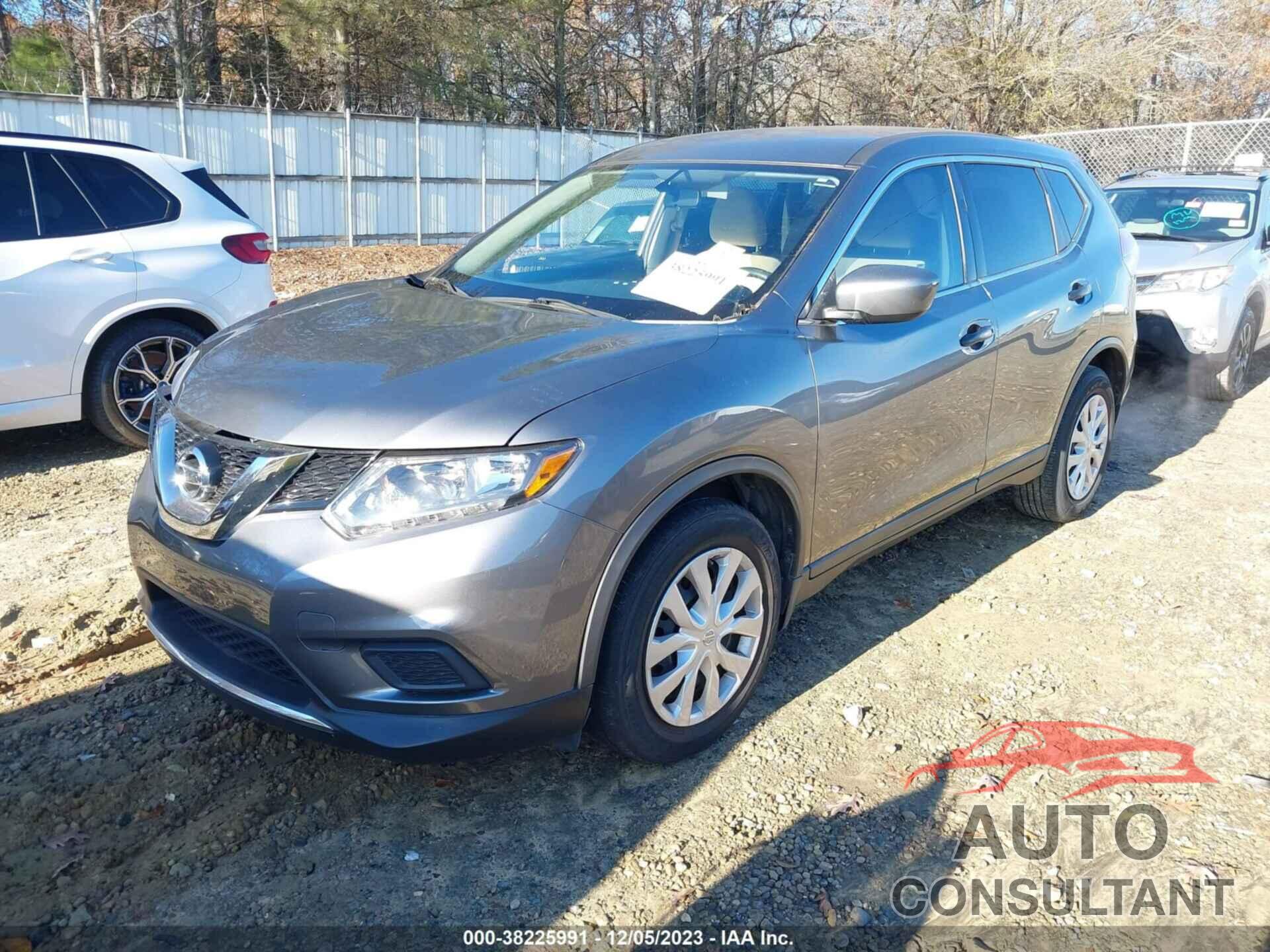 NISSAN ROGUE 2016 - KNMAT2MT5GP601739