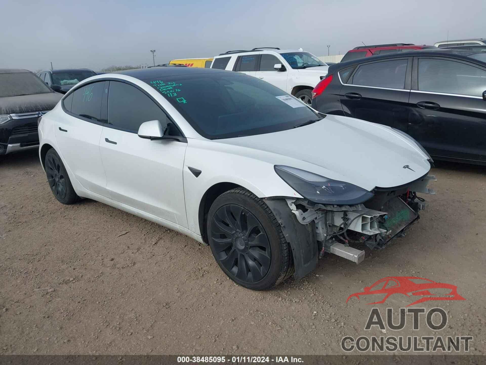 TESLA MODEL 3 2022 - 5YJ3E1EBXNF119441