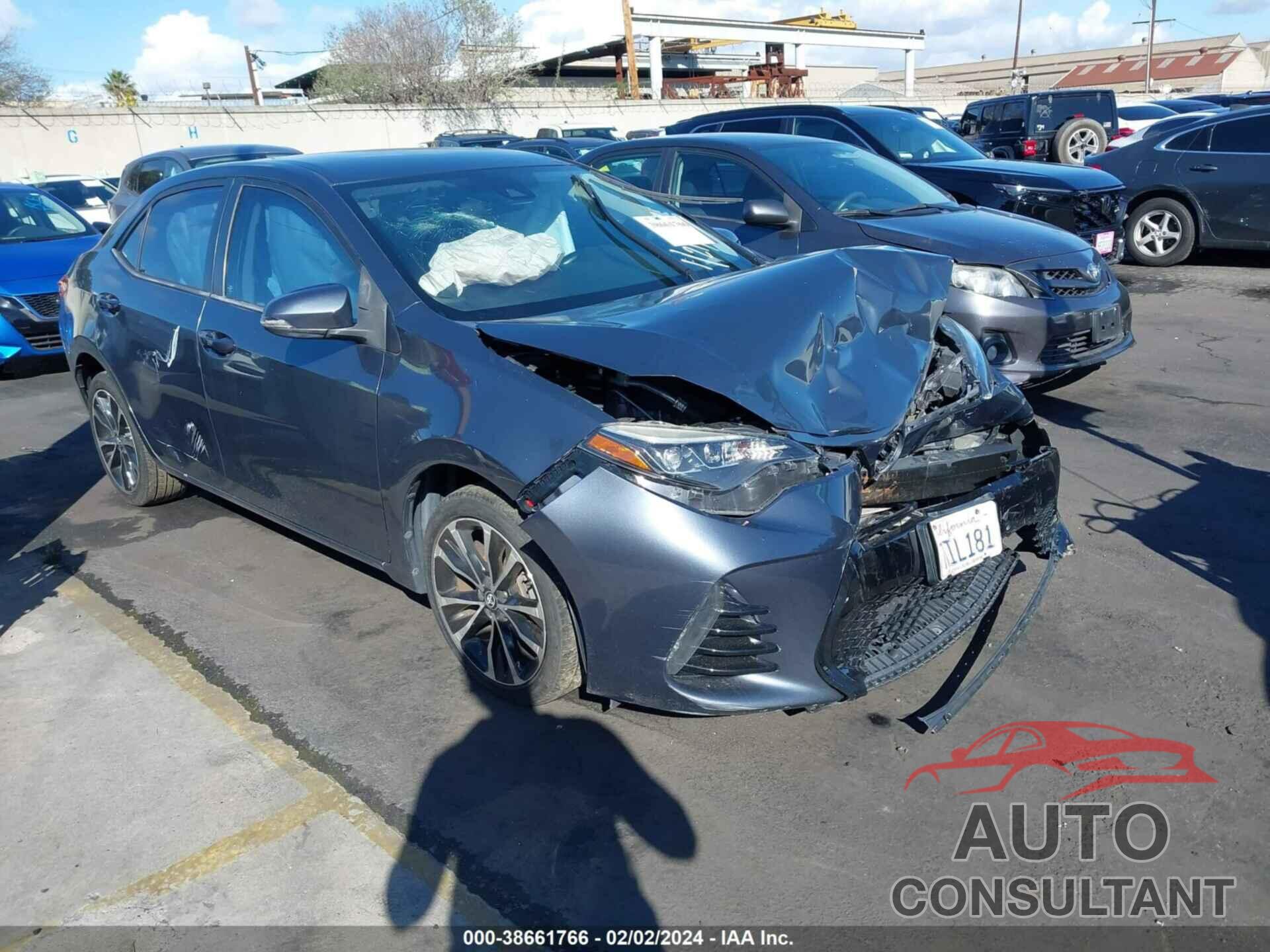TOYOTA COROLLA 2017 - 5YFBURHE7HP608634
