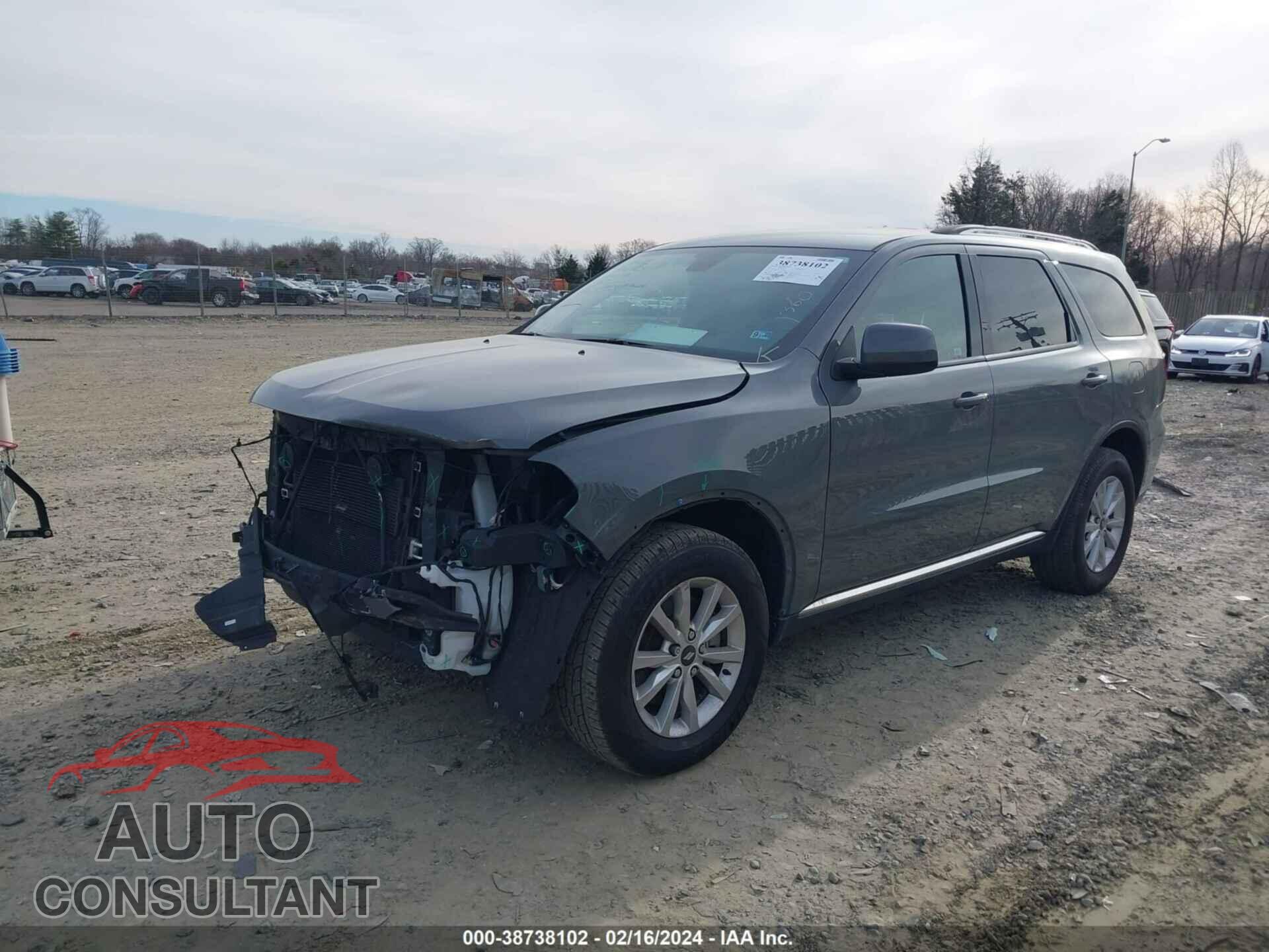 DODGE DURANGO 2022 - 1C4RDJAG1NC157944
